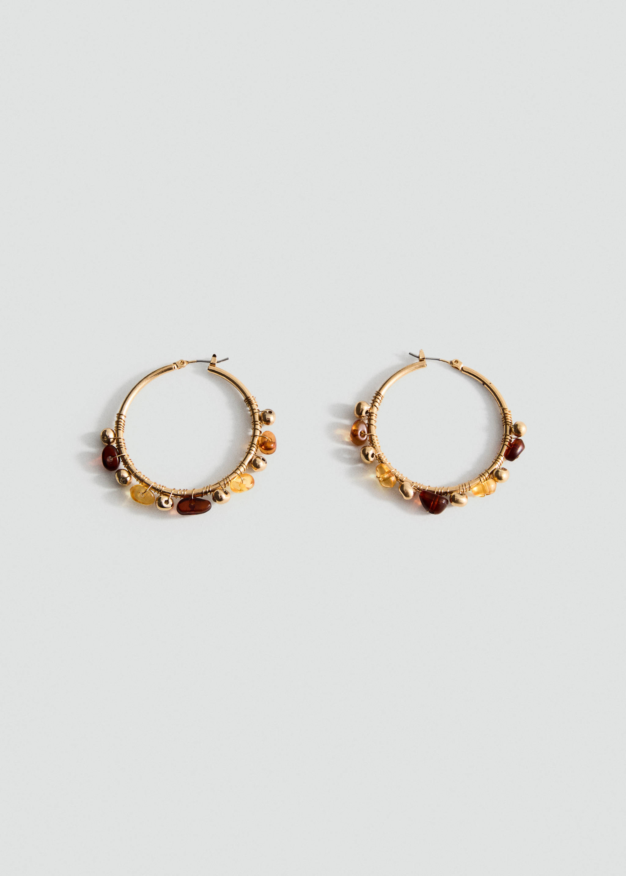 Combination bead earrings - Article without model