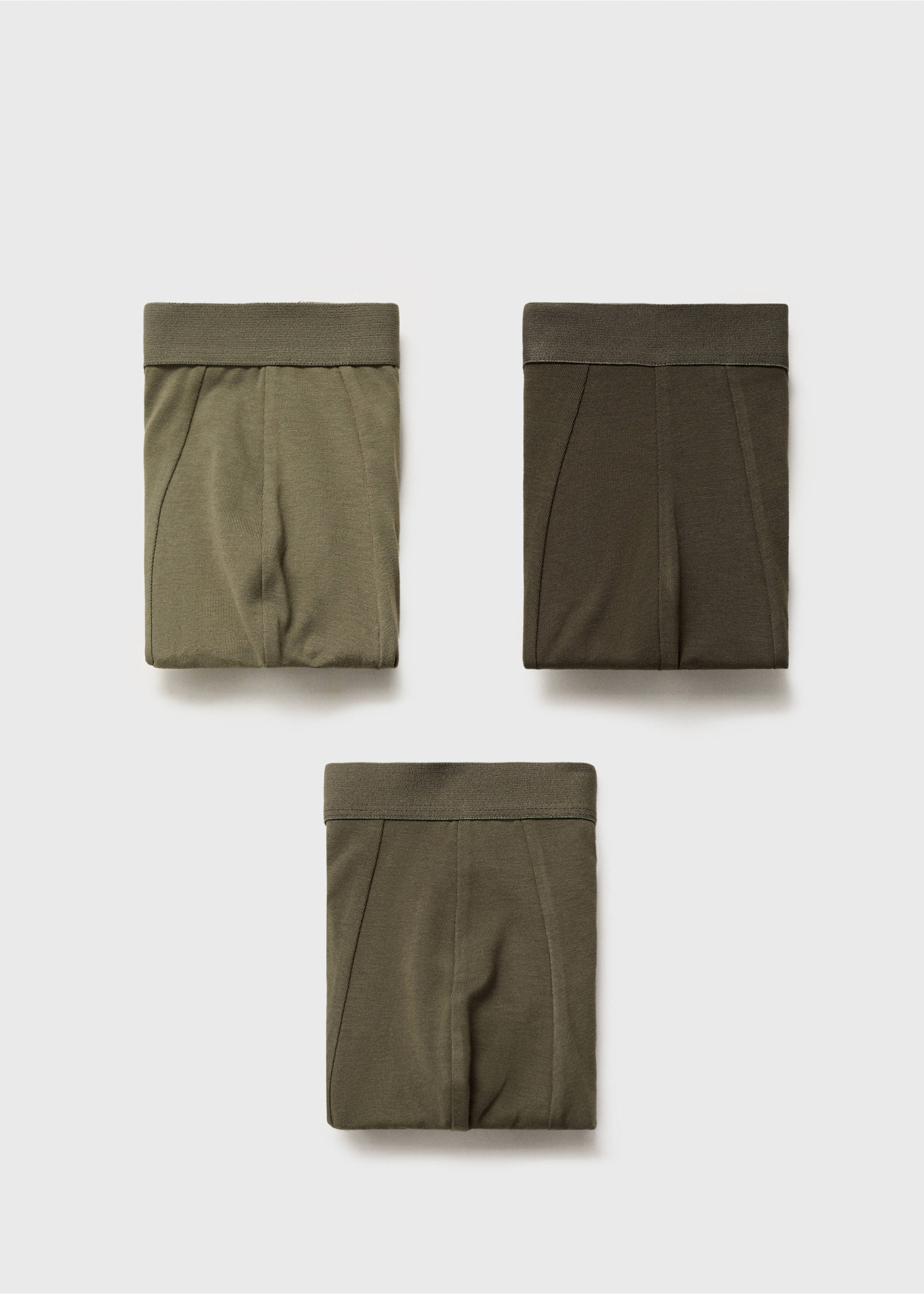 Lot 3 slips combinés - Article sans modèle, Kaki. Ref: 17011211-00.