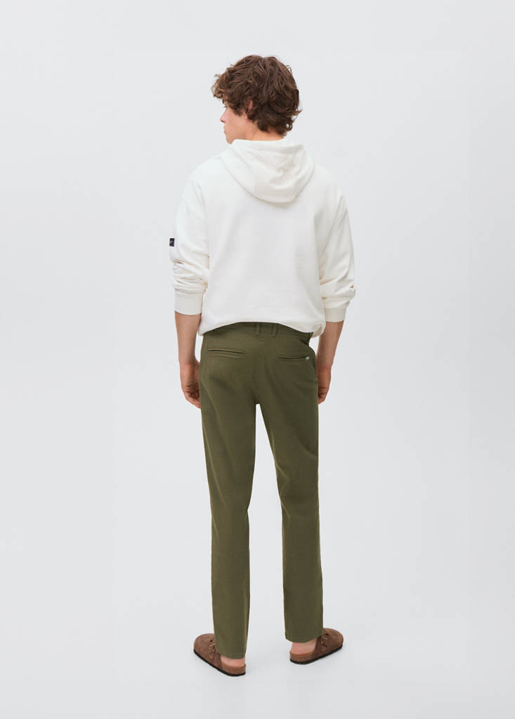 Stretchy chinos — Khaki