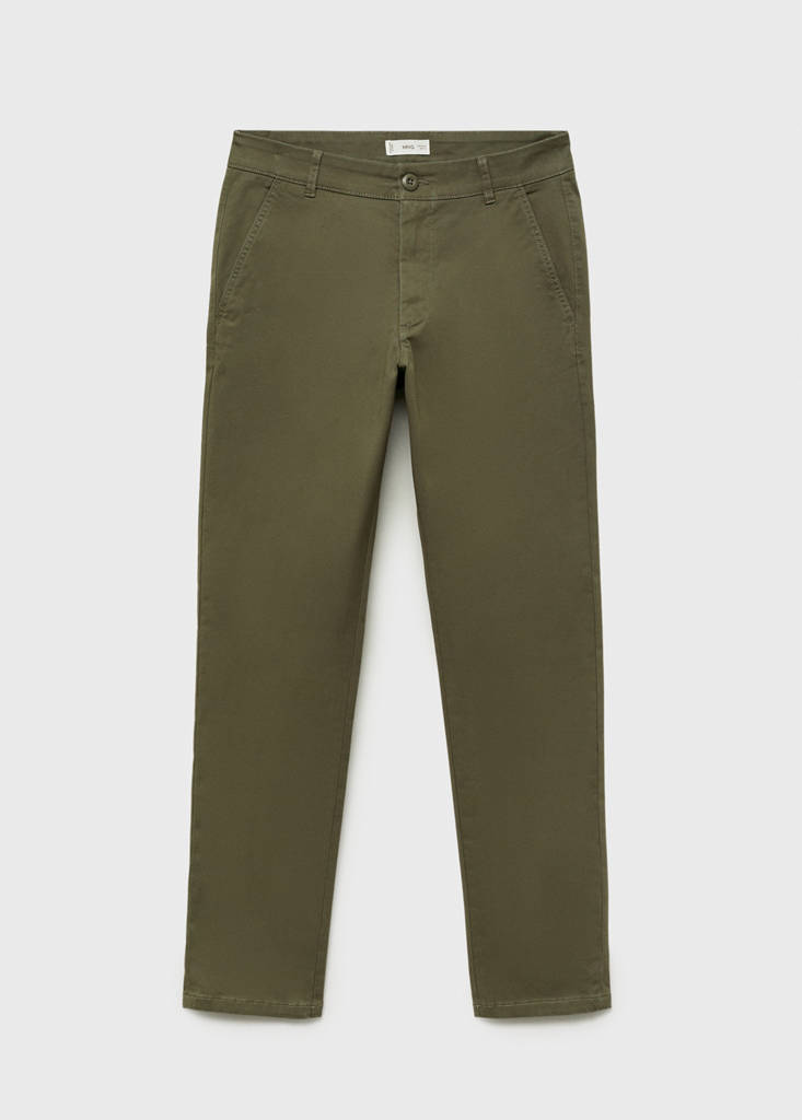 Stretchy chinos — Khaki