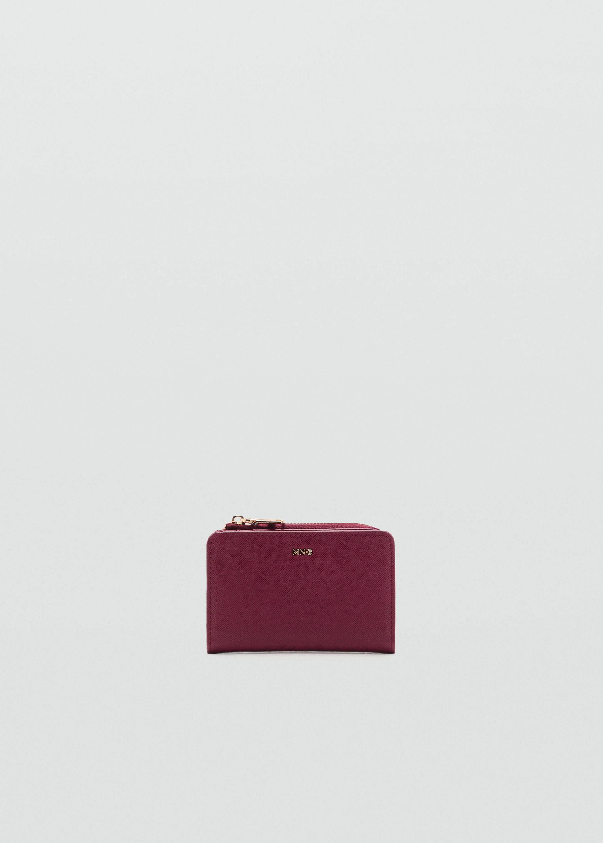 Portefeuille petit effet saffiano - Article sans modèle