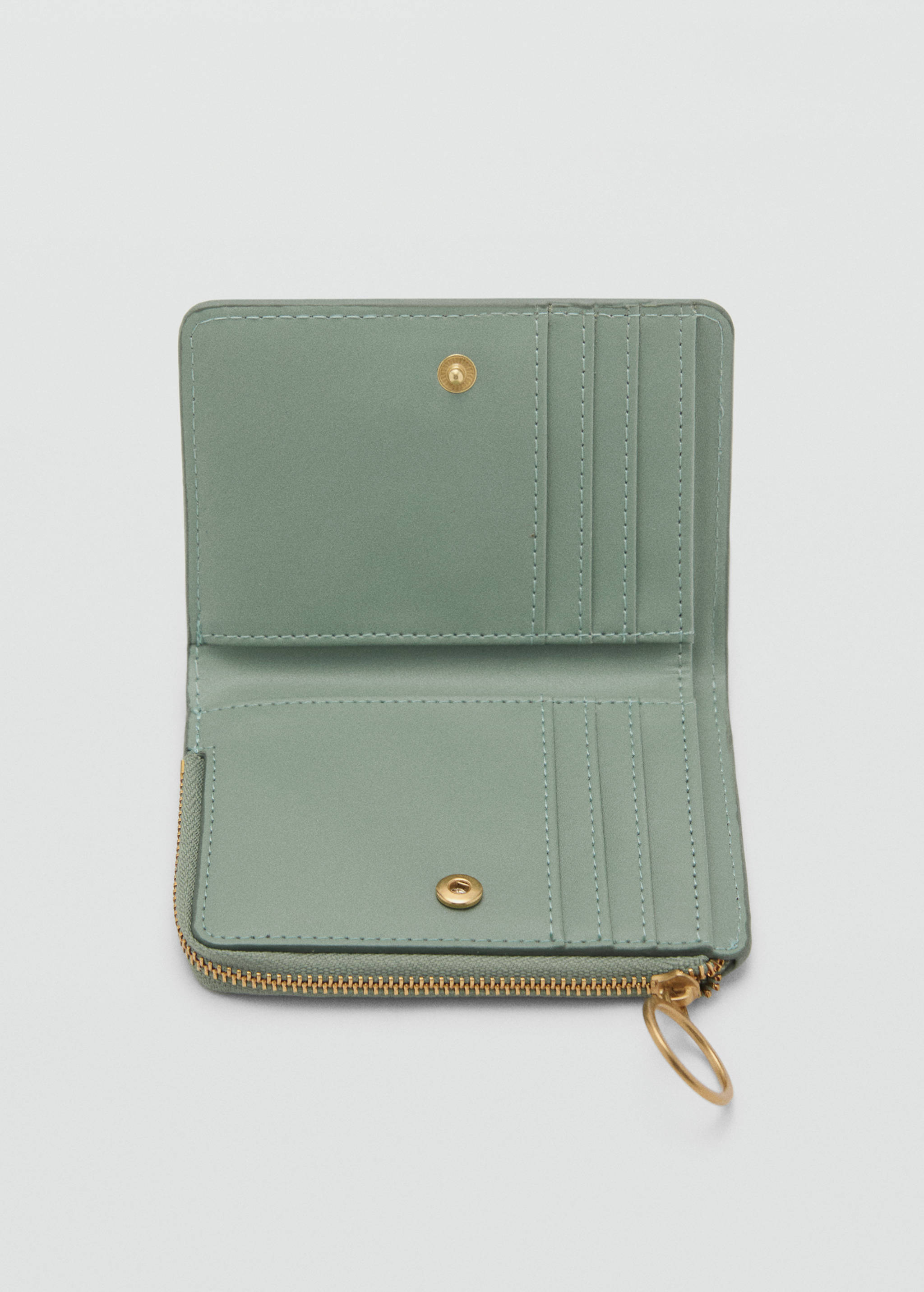 Embossed faux-leather purse - Details of the article 1