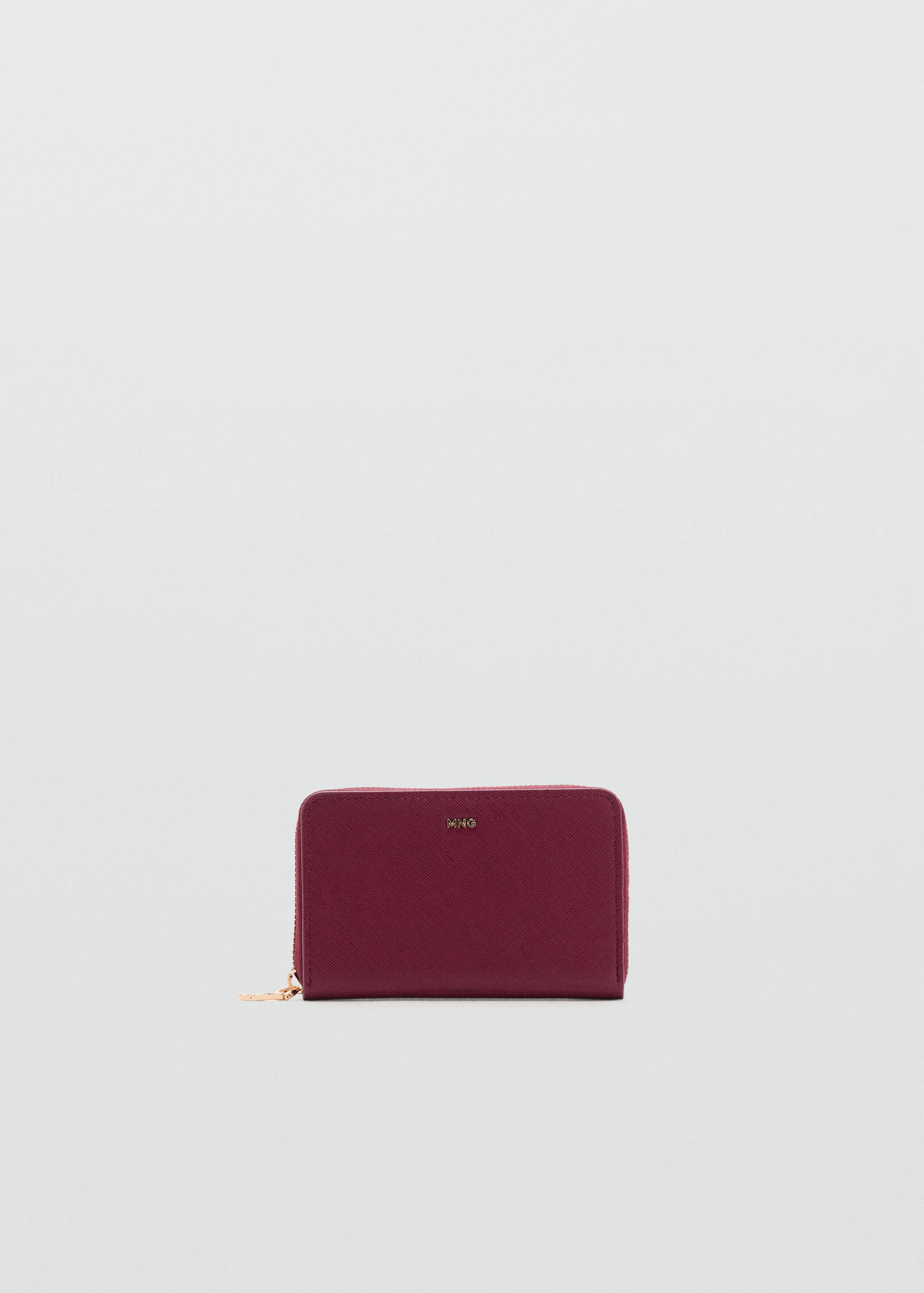 Medium wallet with saffiano effect - Article without model