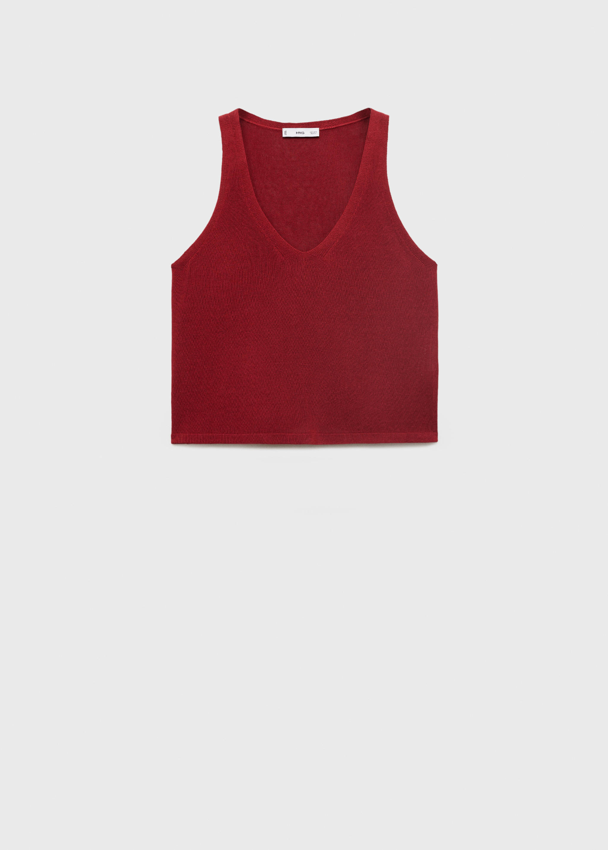 Top punto cuello pico - Artículo sin modelo