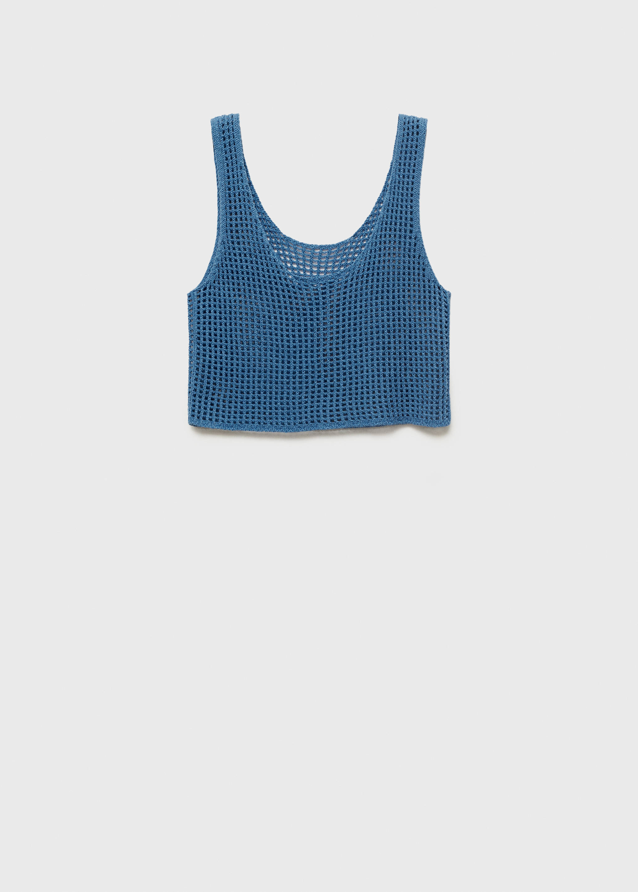 Knitted crop top - Article without model