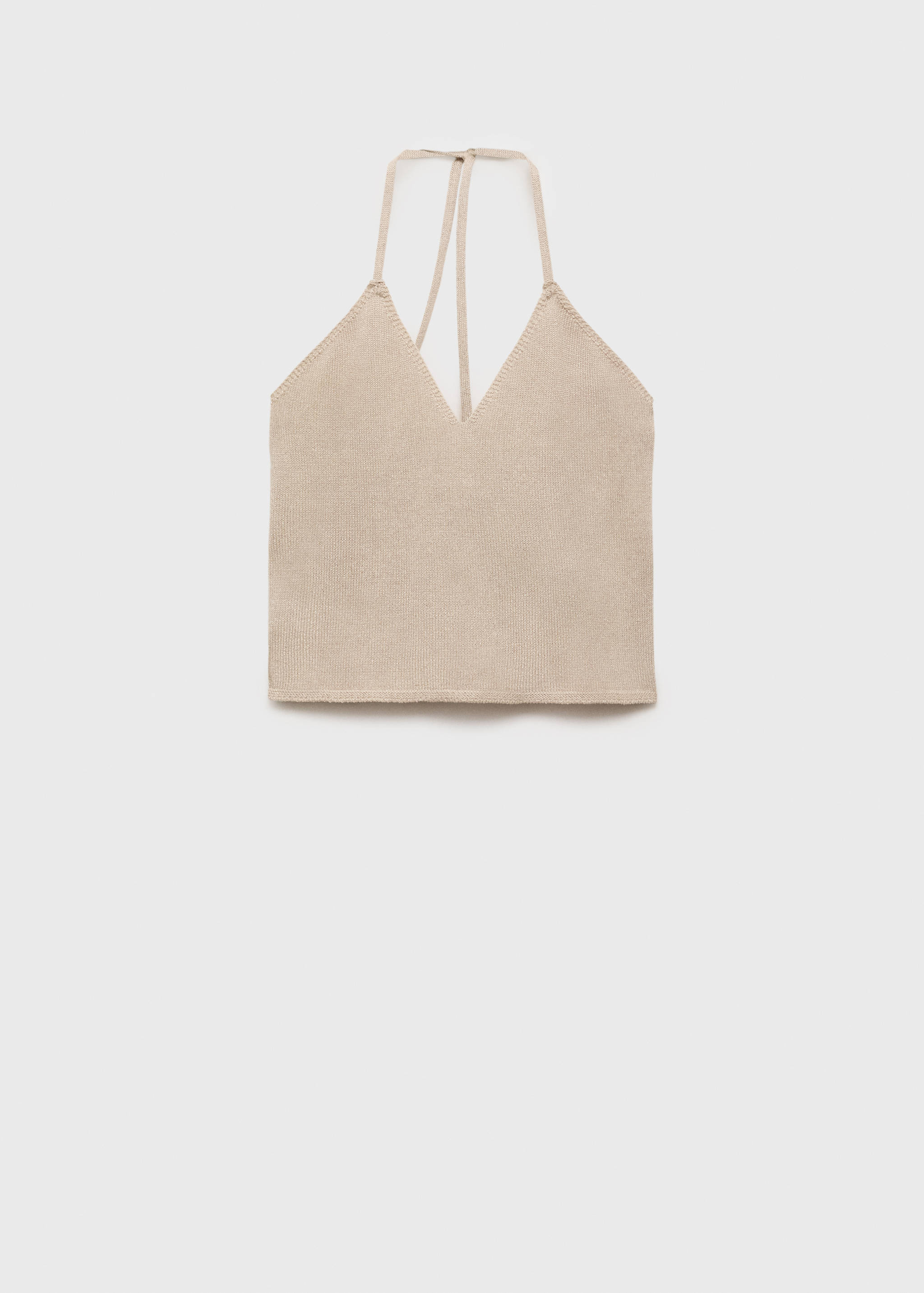 Knit halter top - Article without model