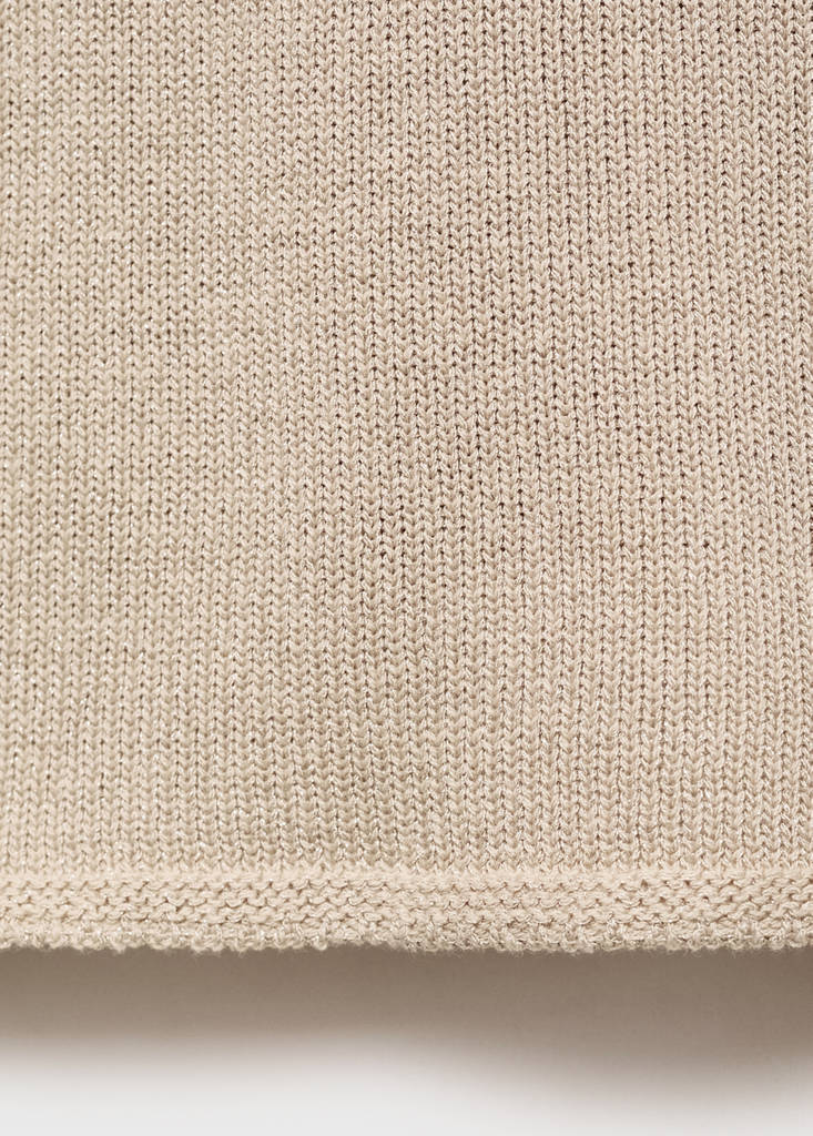 Knit halter top — Gold