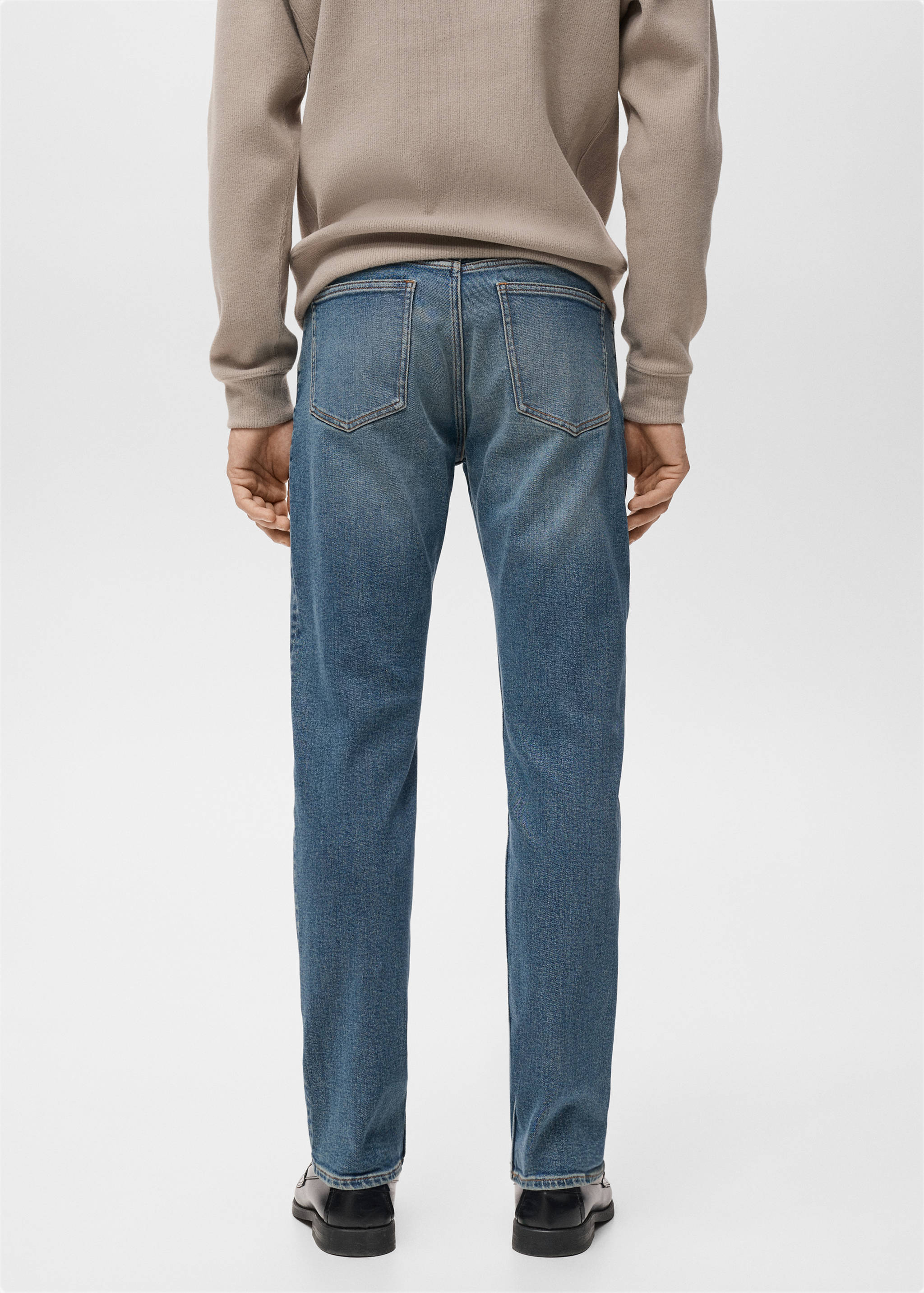 Jan slim-fit faded medium-wash Jeans - Reverse of the article