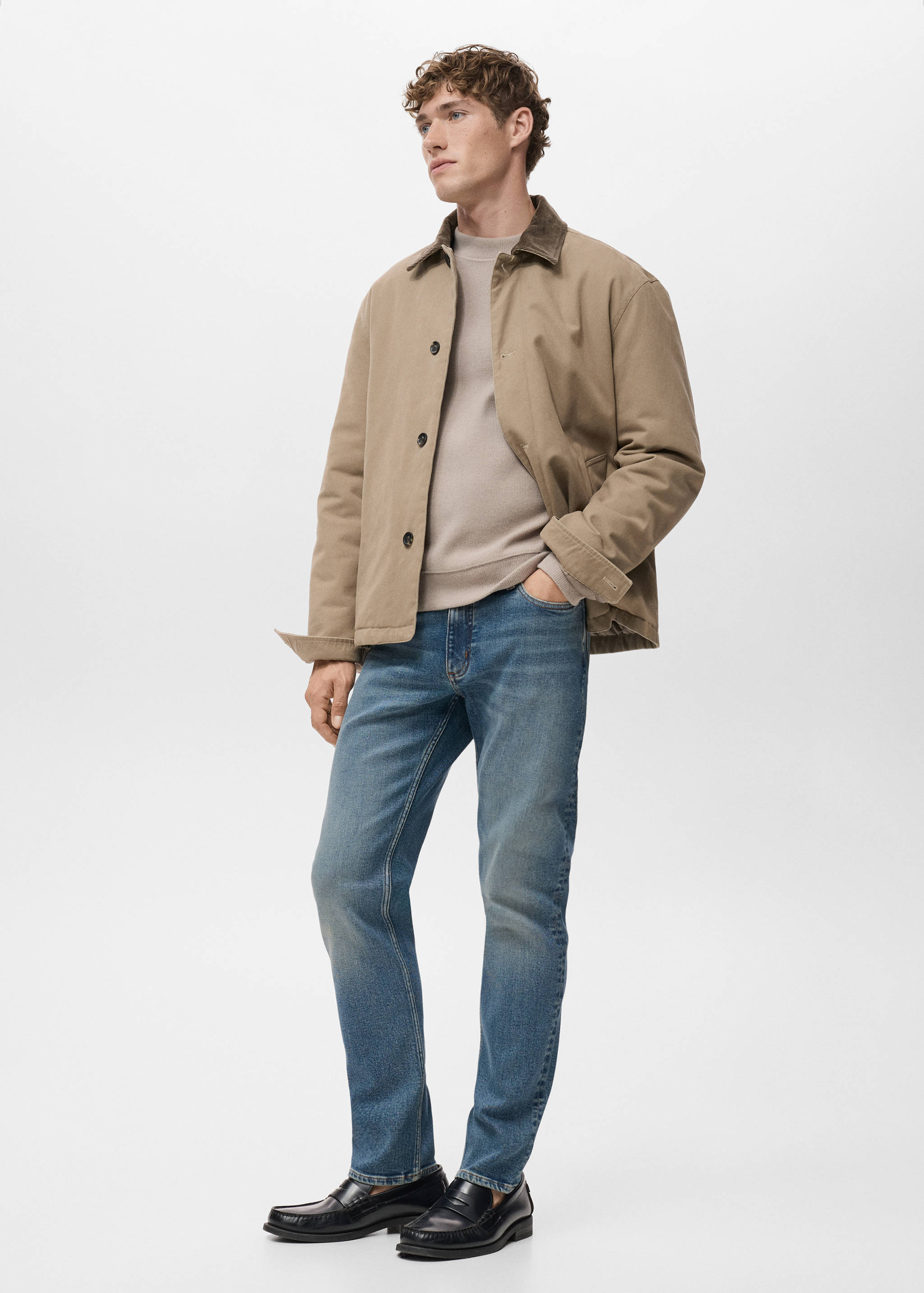 Jan slim-fit faded medium-wash Jeans - Details of the article 2