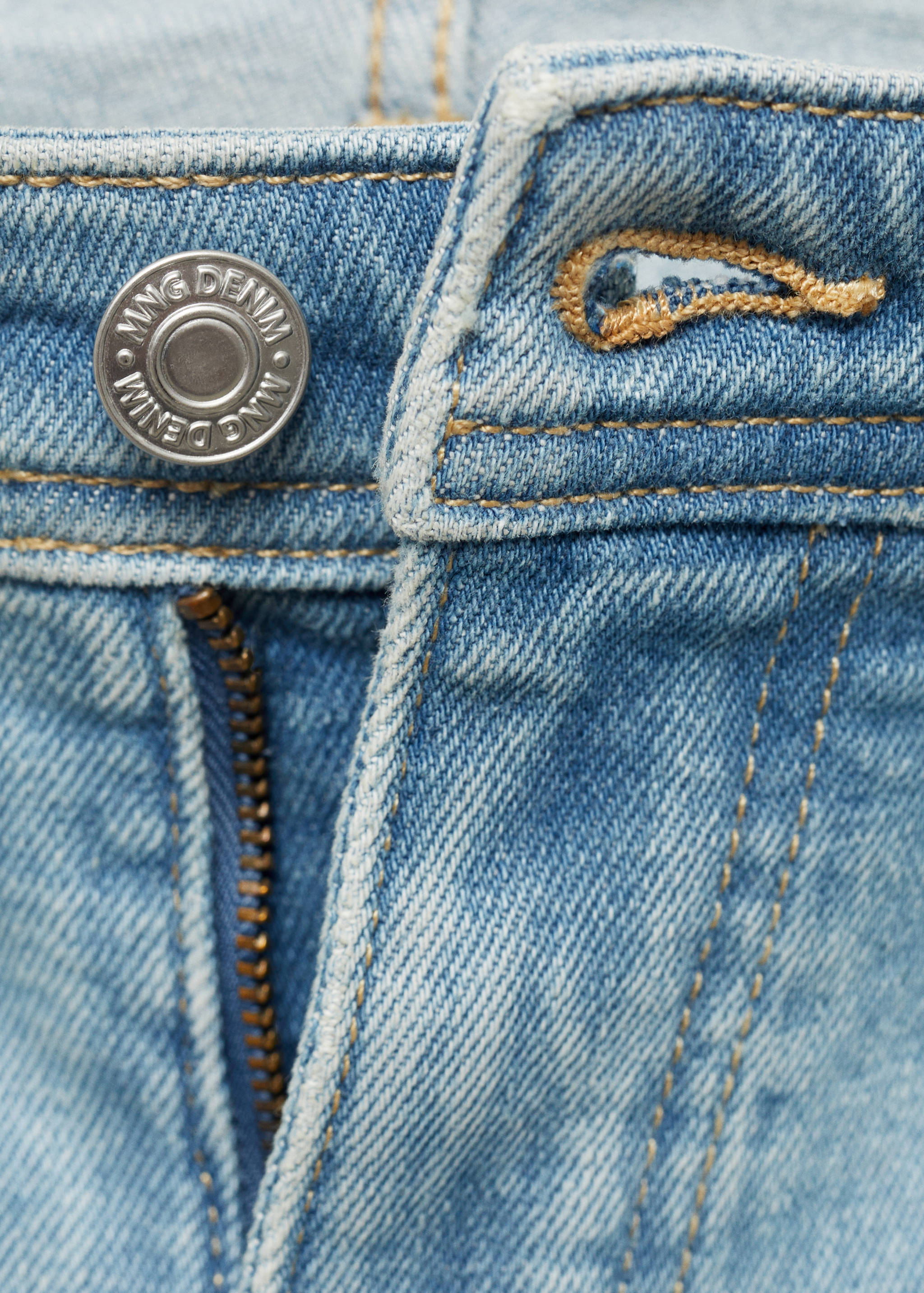 Jan slim-fit jeans with frayed effect - Details of the article 8