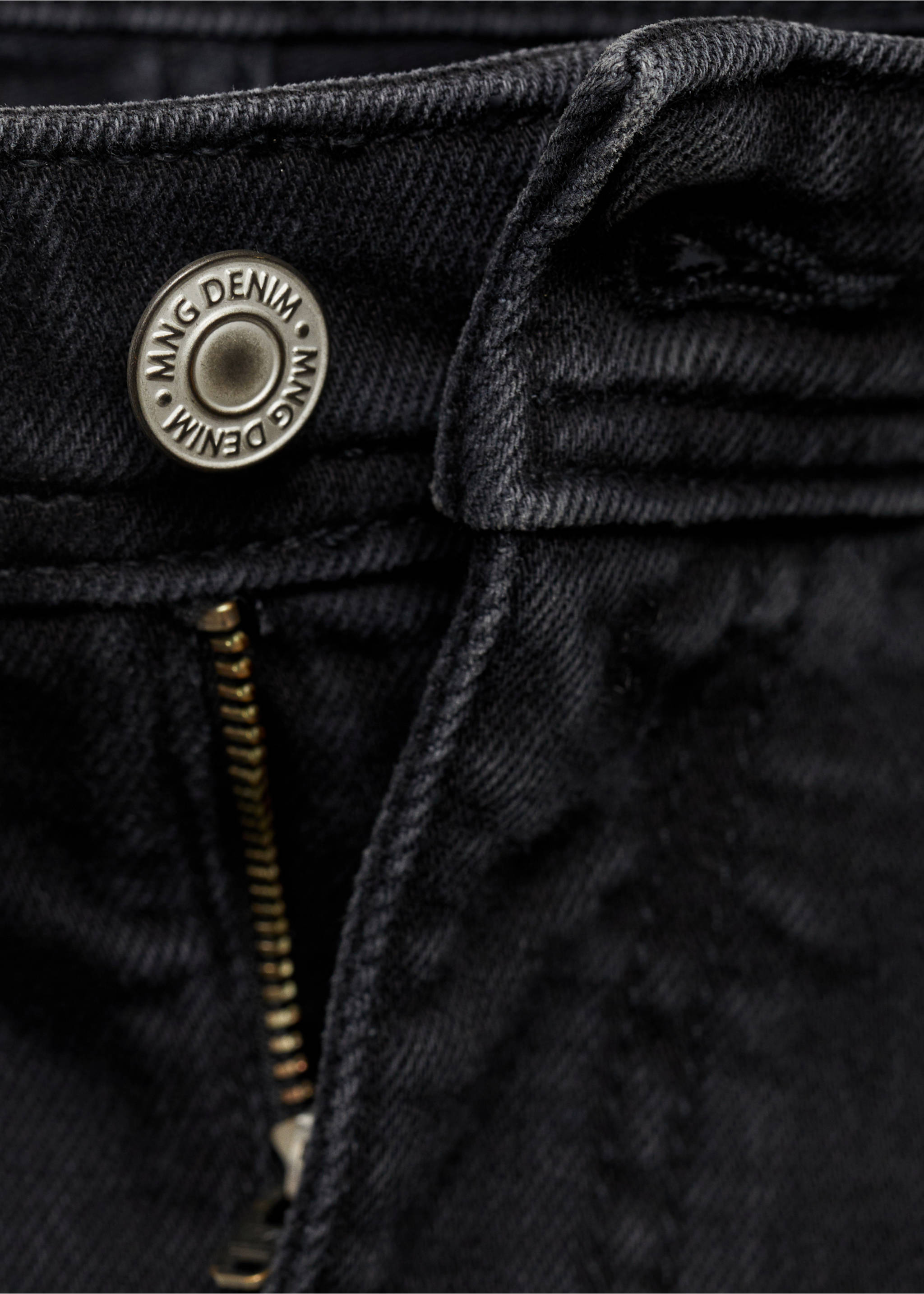 Jean Jan slim fit noir - Détail de l'article 8, Black denim. Ref: 17011228-00.