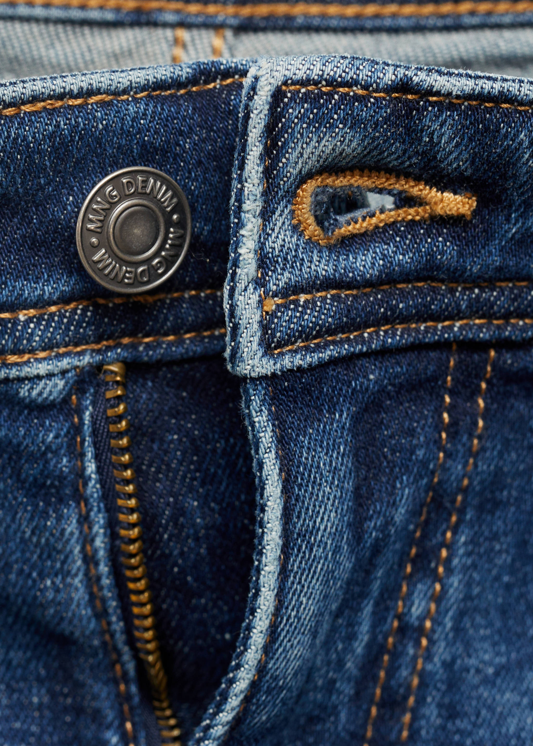 Jan slim-fit faded dark-wash jeans - Details of the article 8