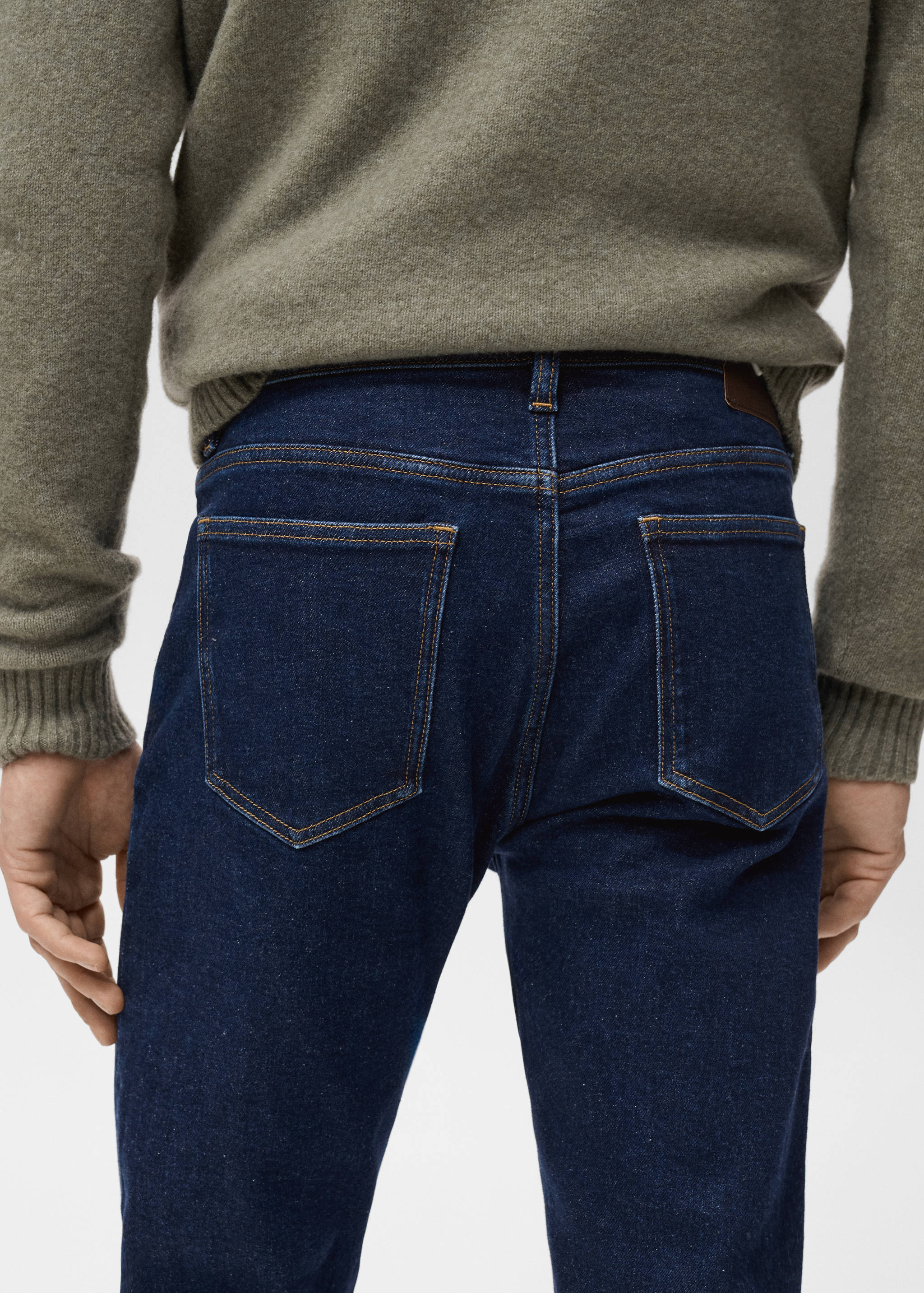 Jan slim-fit dark-wash jeans - Details of the article 6