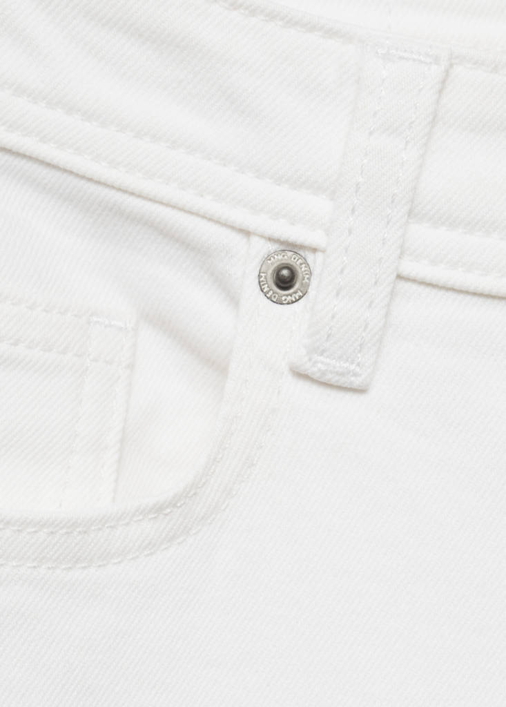 Slim fit white Jan jeans — White