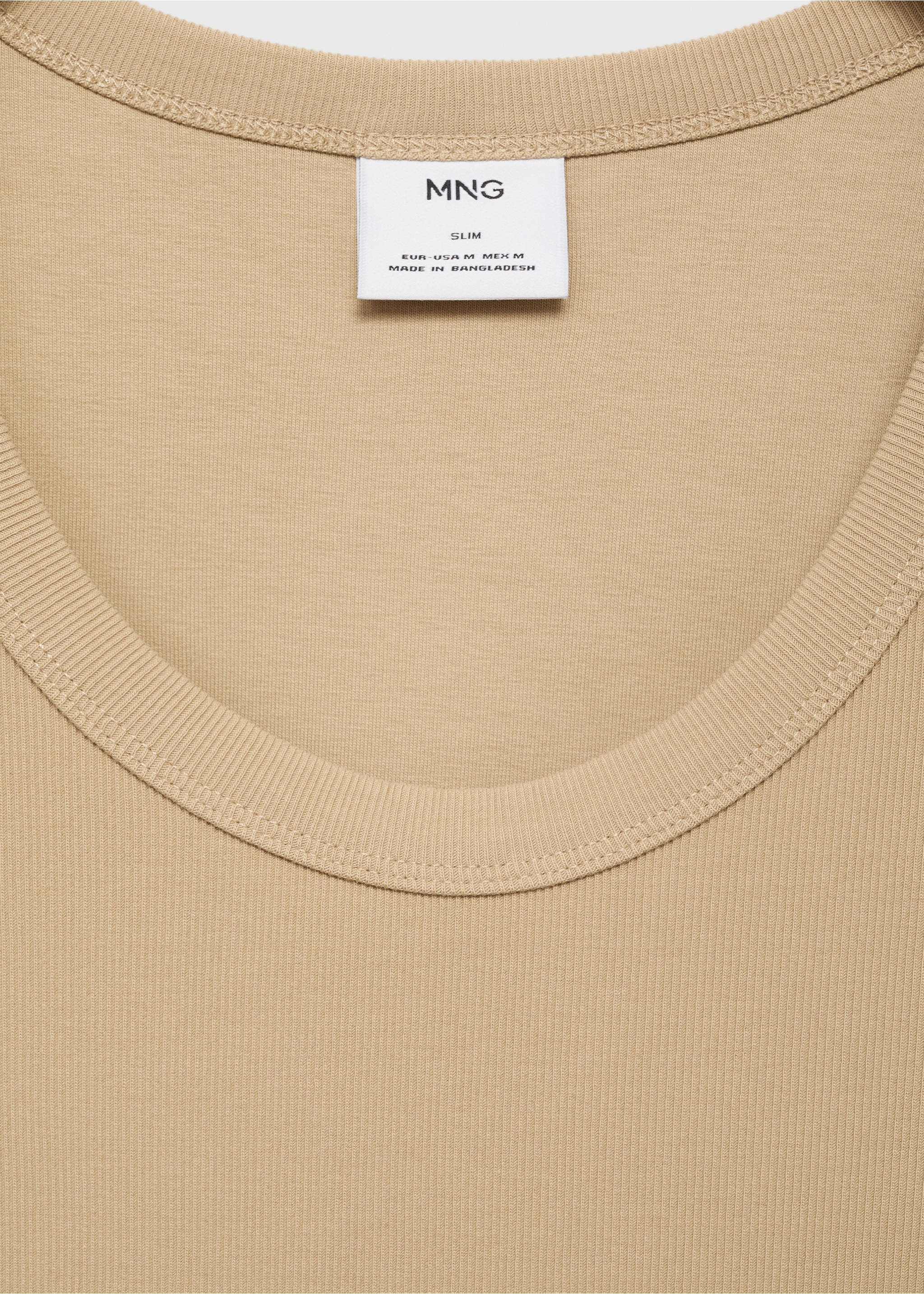 Débardeur côtelé slim fit - Détail de l'article 8, Gris. Ref: 17011233-00.