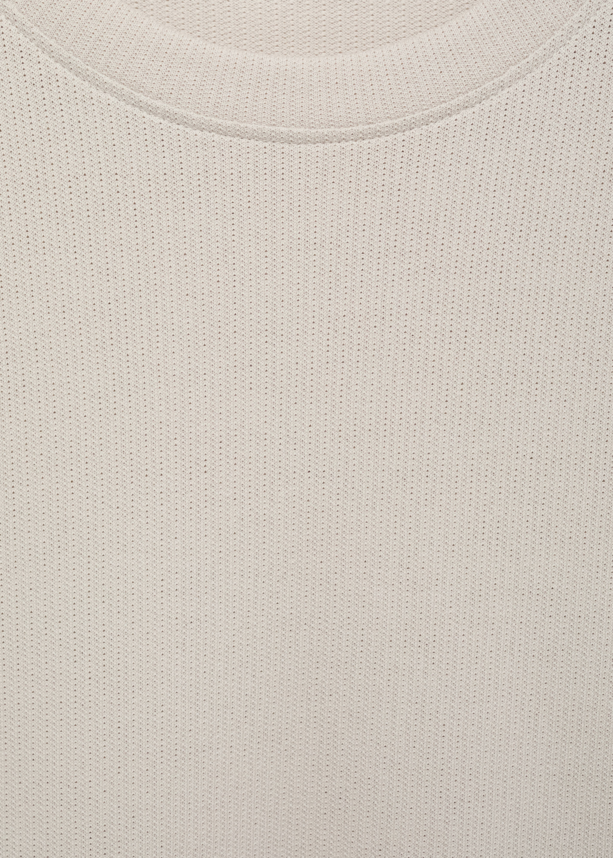 Cotton fine-knit t-shirt - Details of the article 8