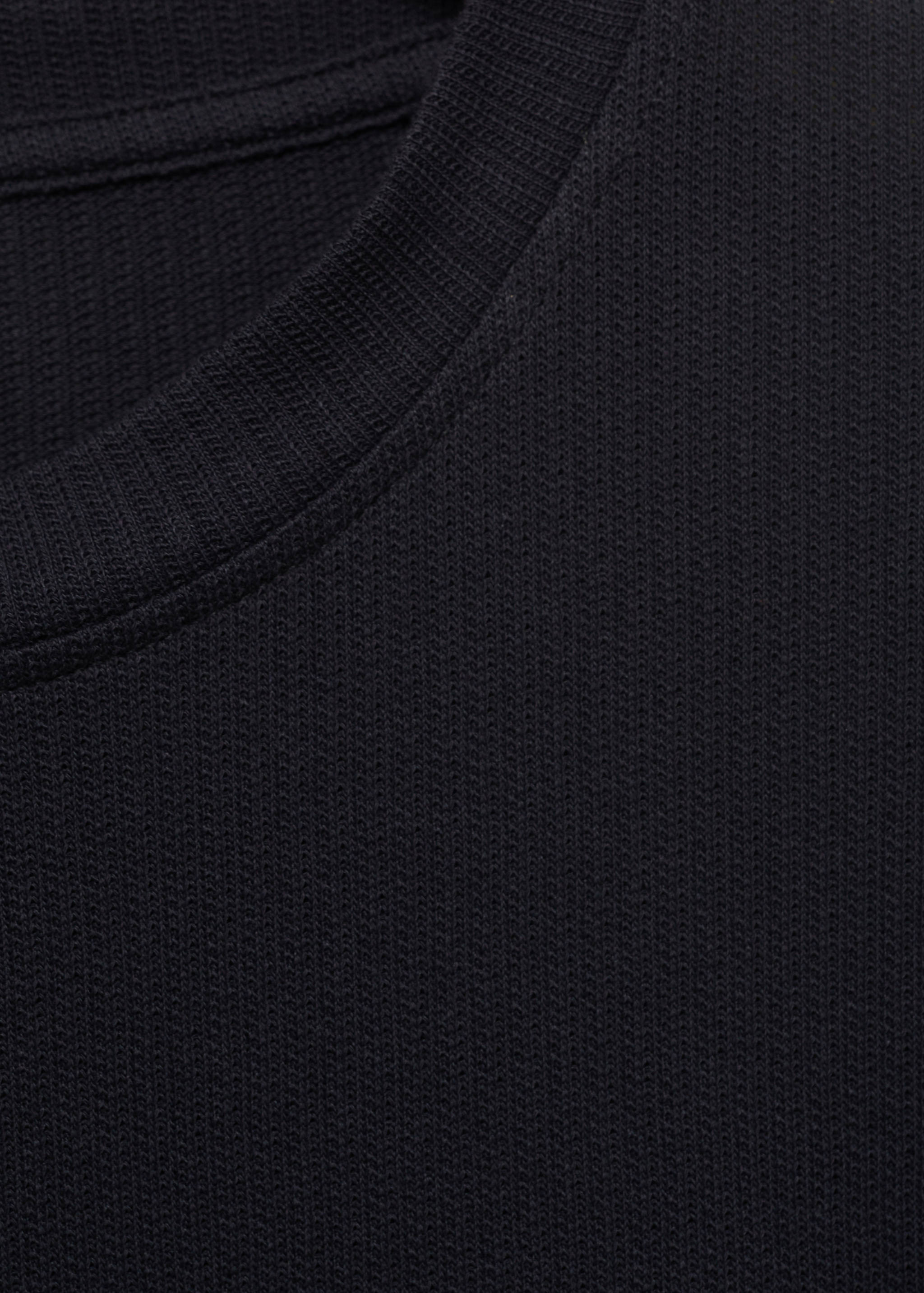 Cotton fine-knit t-shirt - Details of the article 8