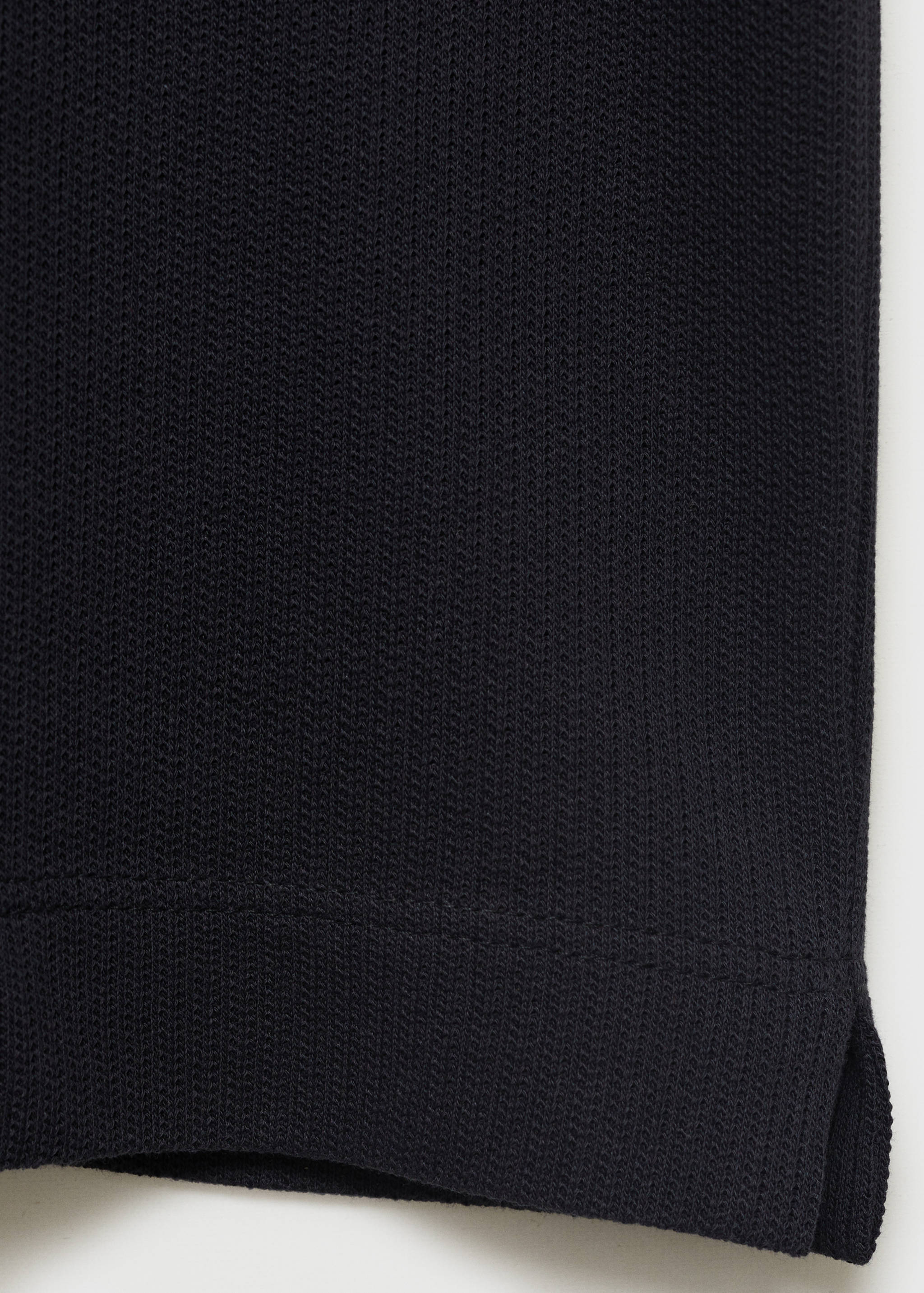 Cotton fine-knit t-shirt - Details of the article 0