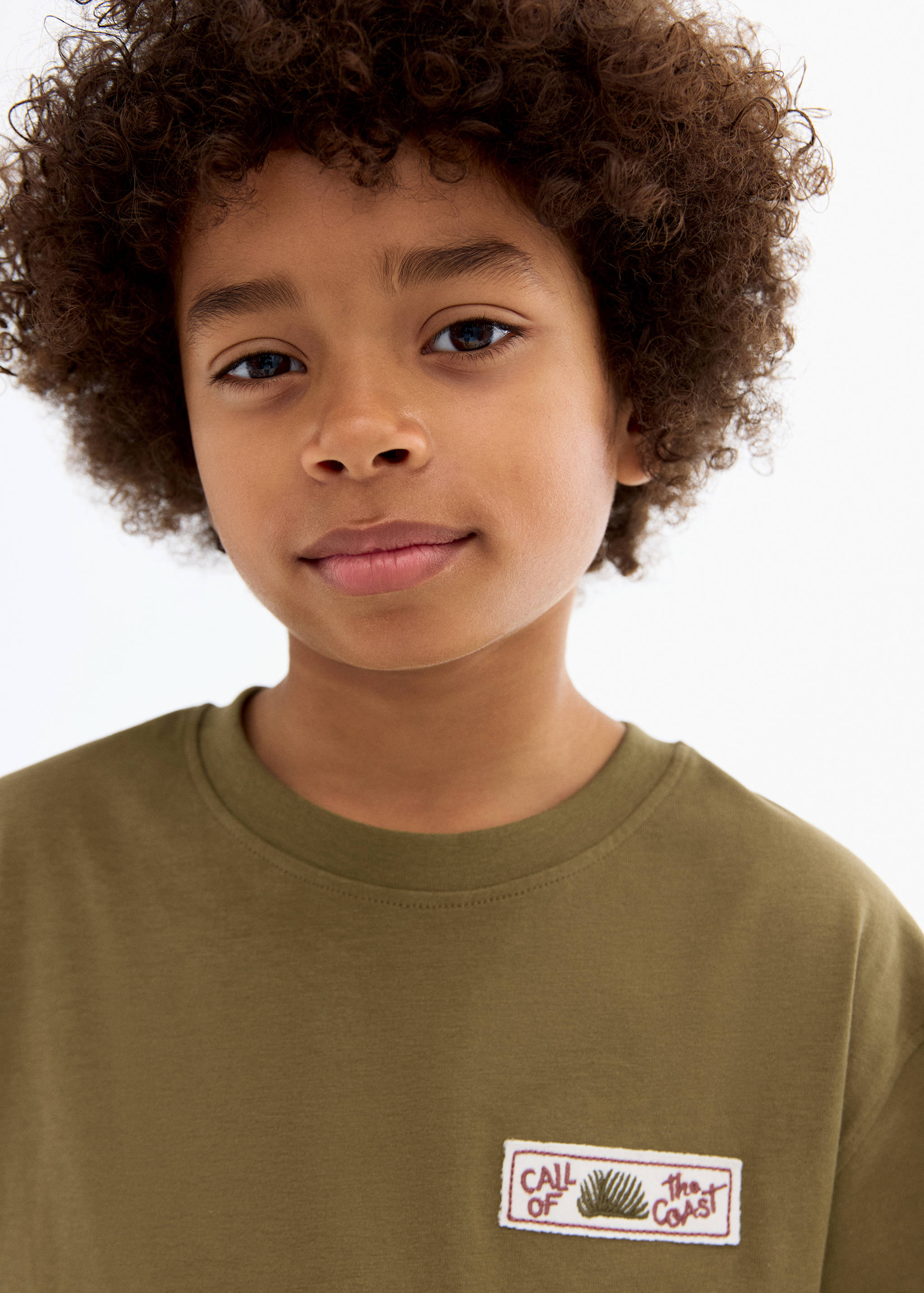 تي شيرت بأكمام قصيرة نمط مطبوع - تفاصيل المنتج 1