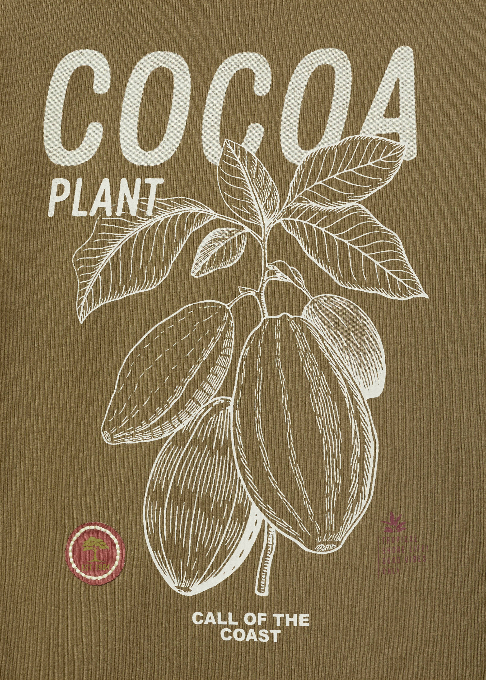 تي شيرت بأكمام قصيرة نمط مطبوع - تفاصيل المنتج 8