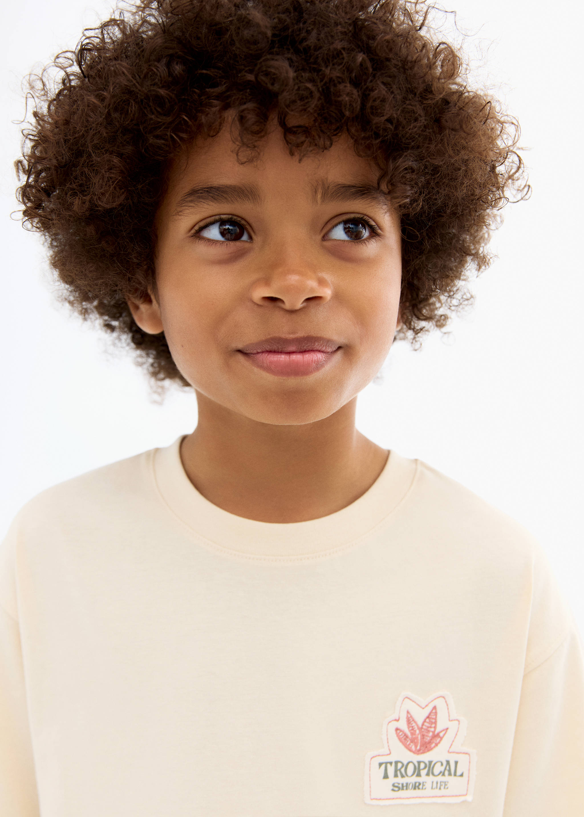 Tropical print T-shirt - Details of the article 1