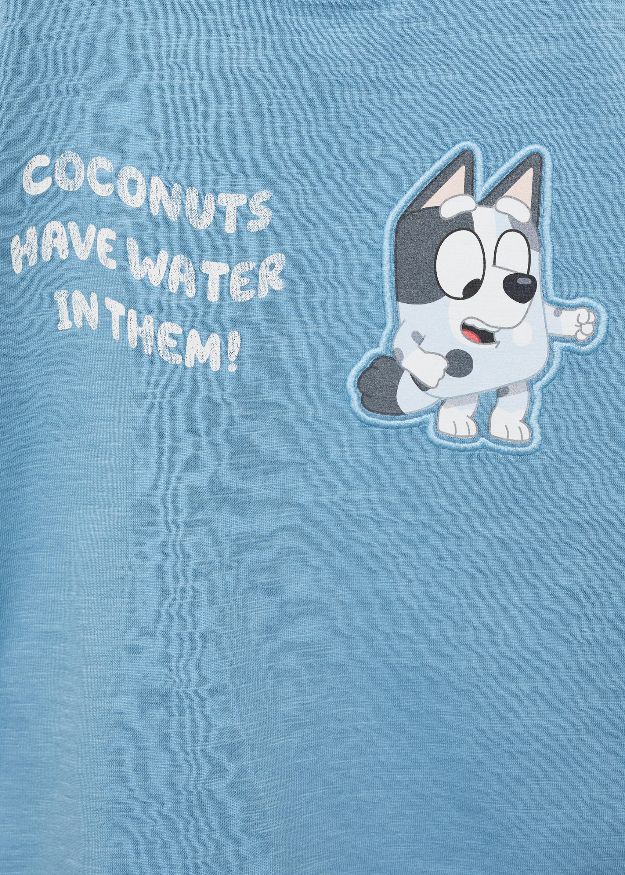 تي شيرت مطبوع باللون الأزرق - تفاصيل المنتج 8