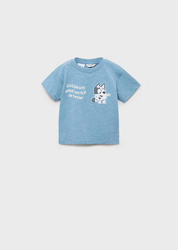 Bluey printed t-shirt — Blue