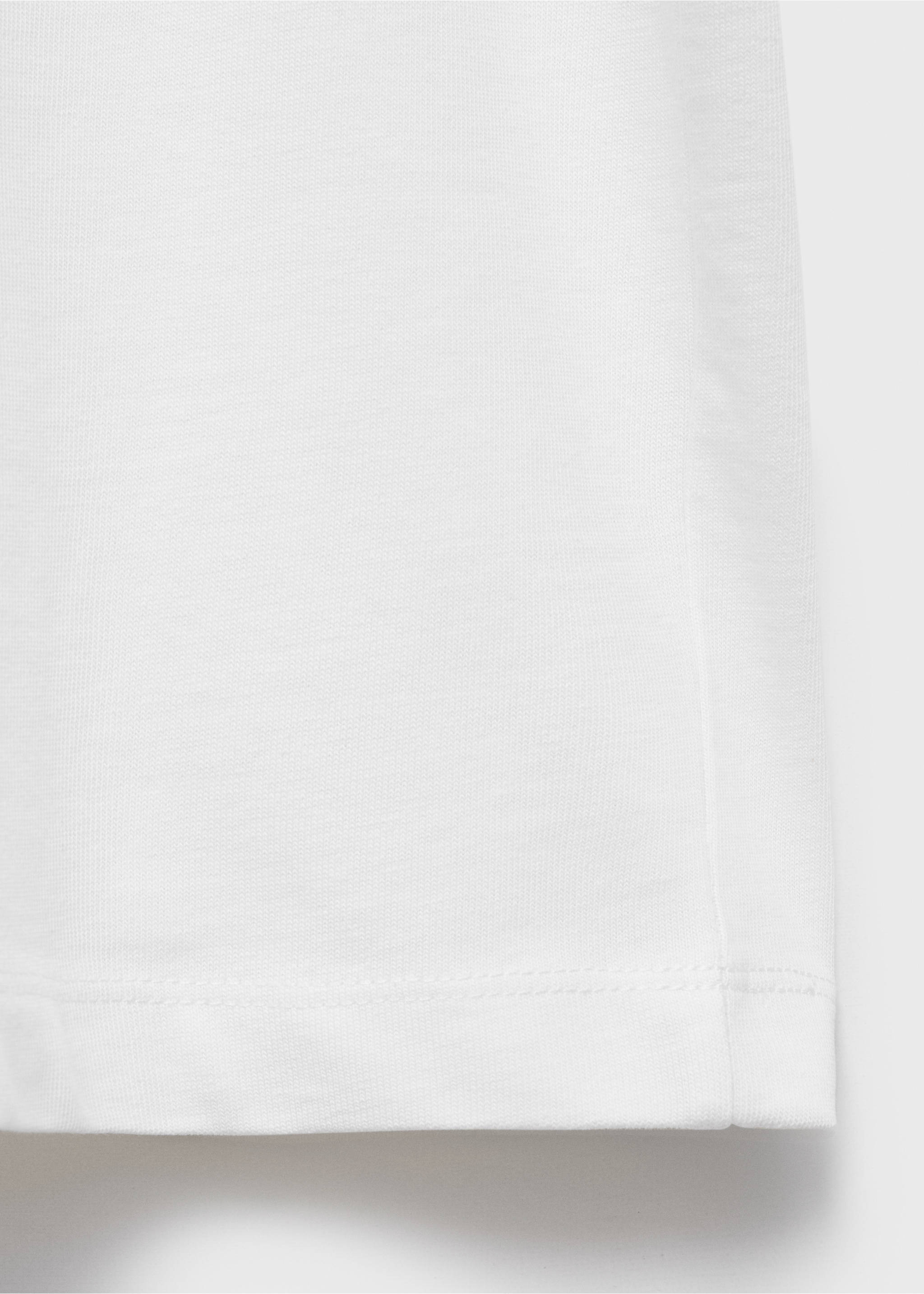 T-shirt 100 % coton relaxed-fit - Détail de l'article 0, Blanc cassé. Ref: 17011240-00.