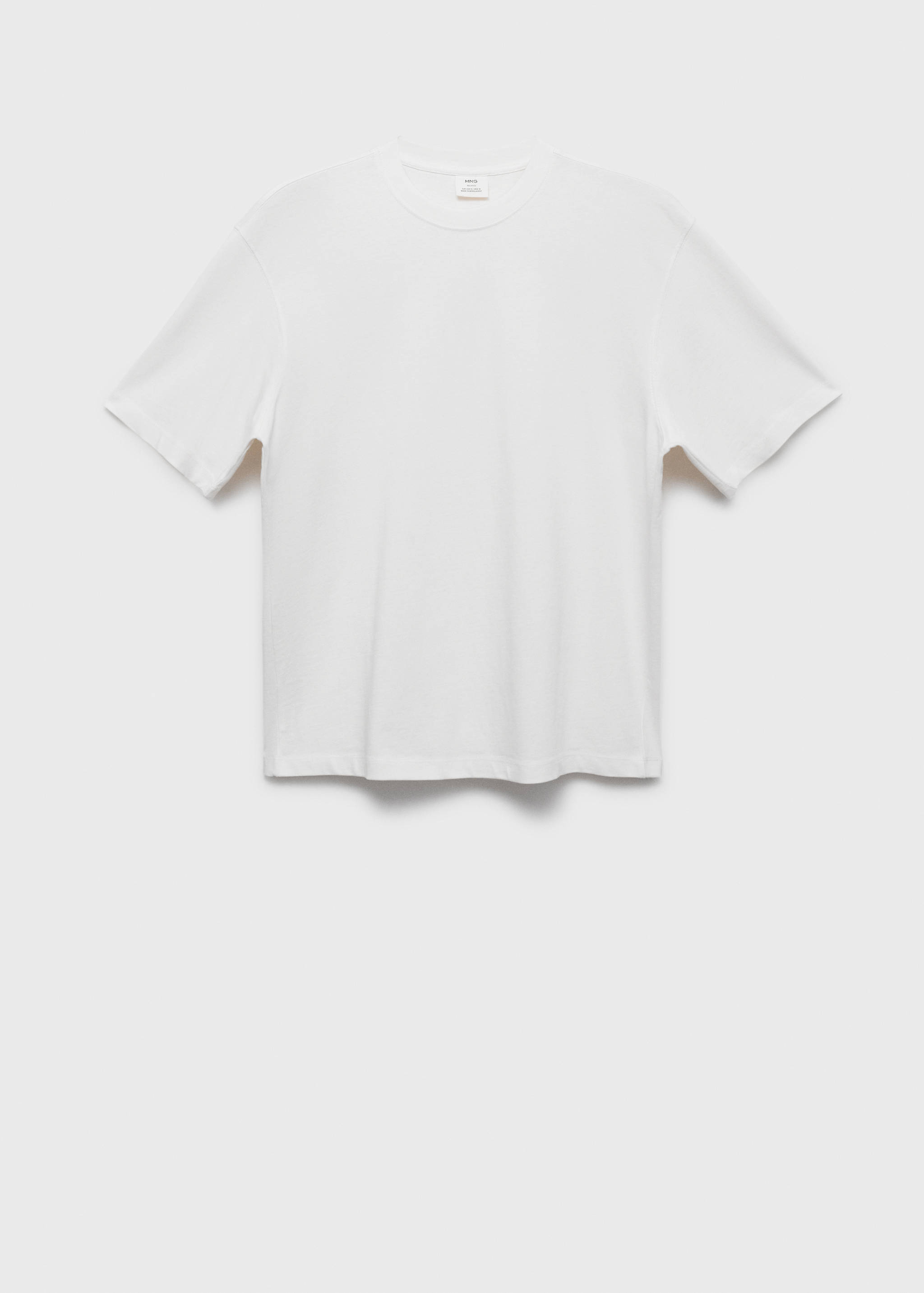Camiseta 100% algodón relaxed fit - Artículo sin modelo
