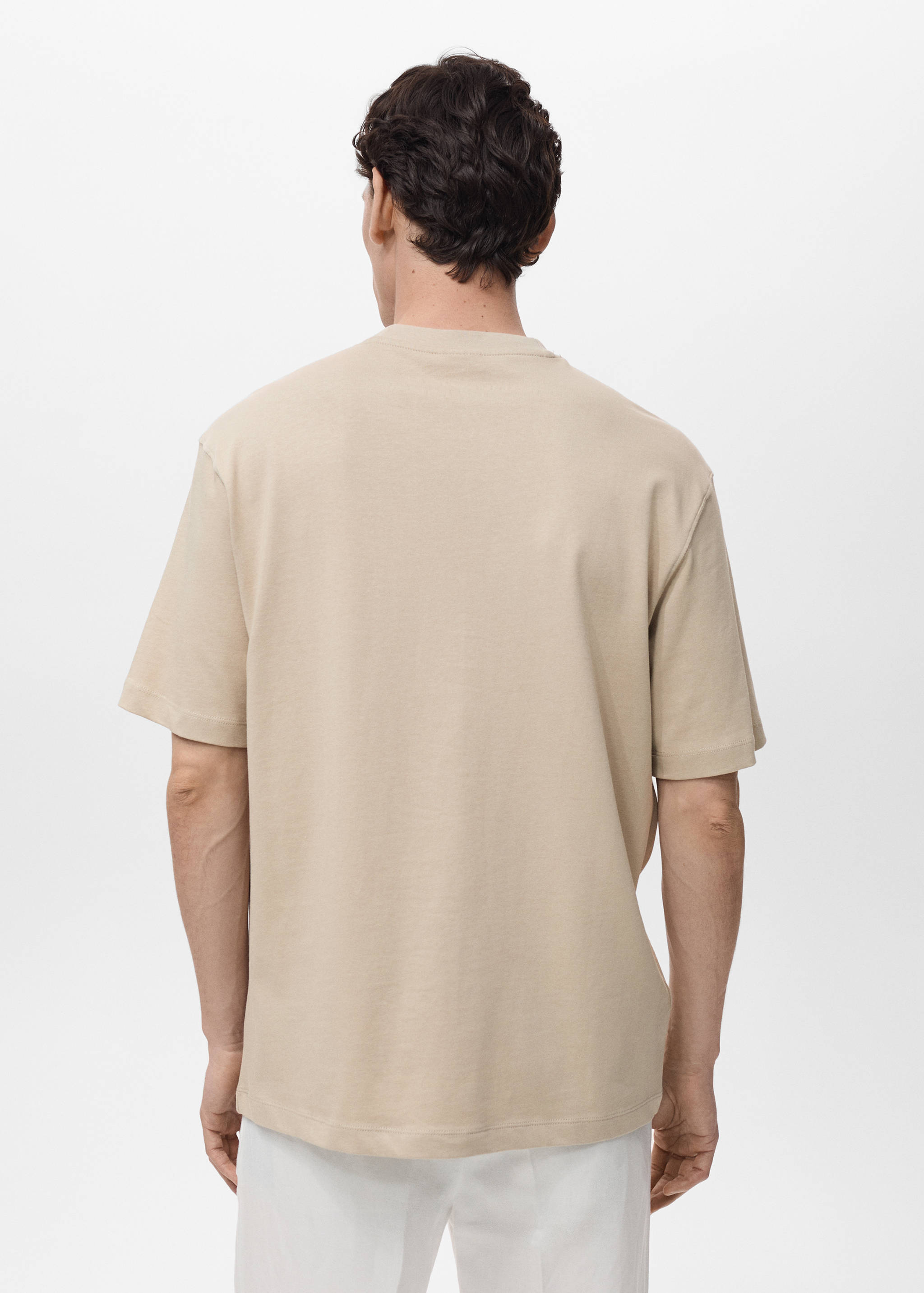 100% cotton relaxed-fit t-shirt - Reverse of the article