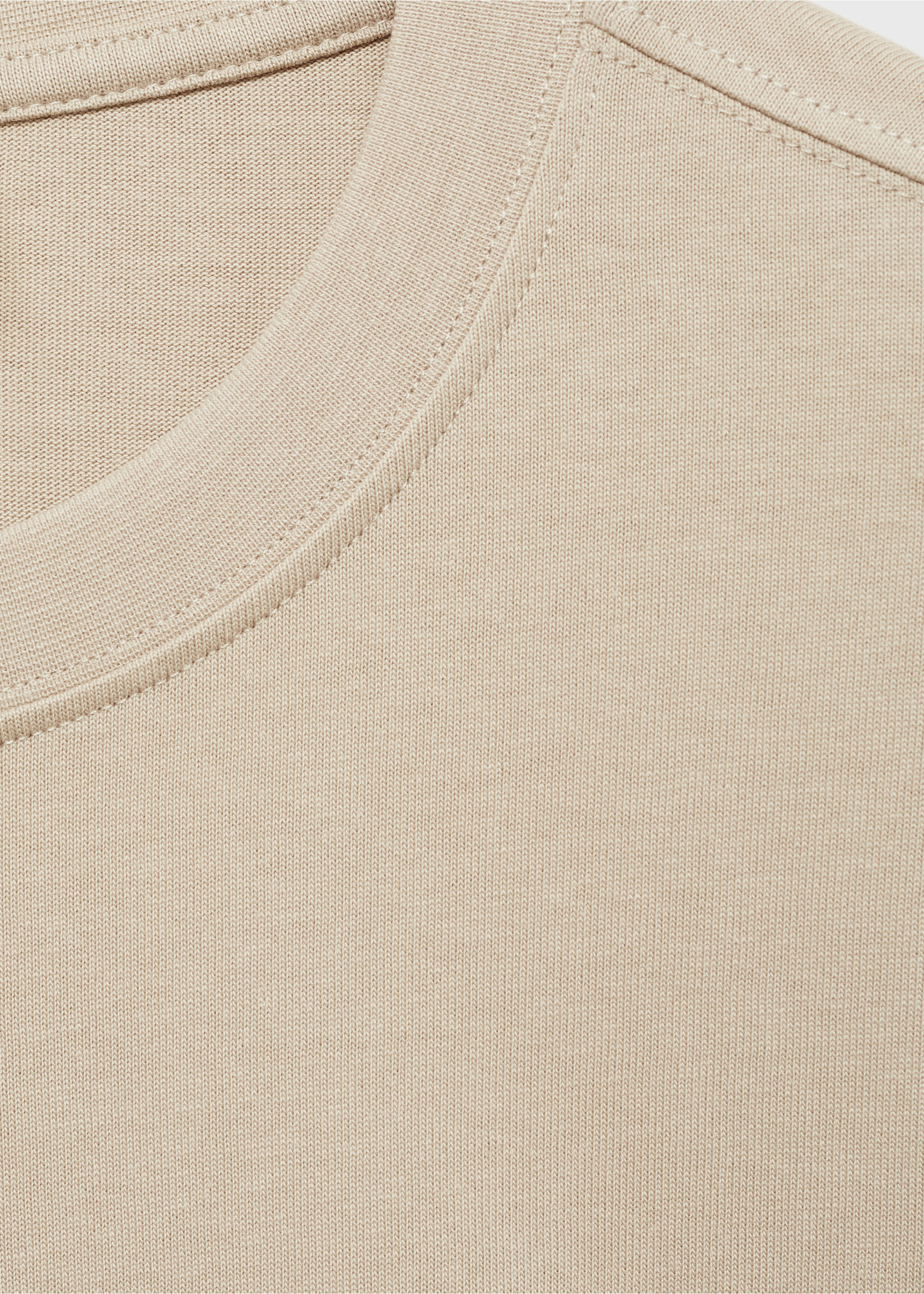 T-shirt 100 % coton relaxed-fit - Détail de l'article 8, Écru. Ref: 17011240-00.