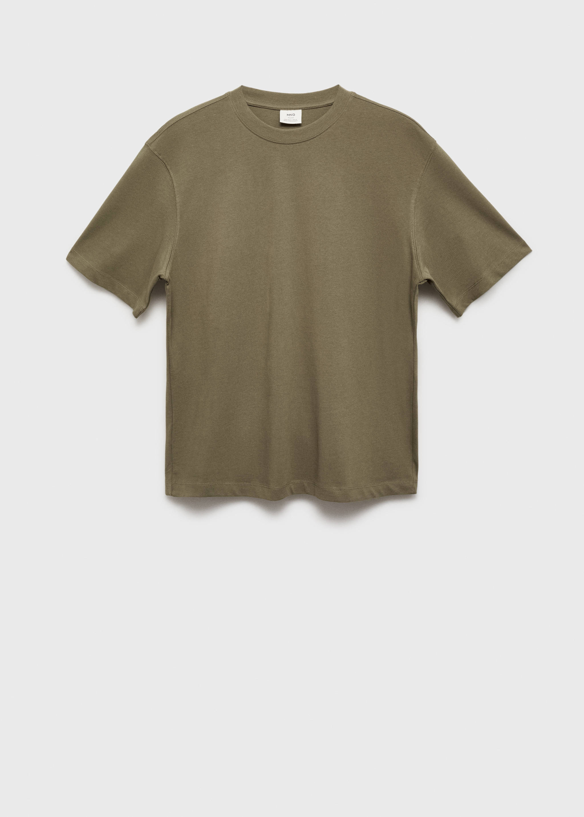 Camiseta 100% algodón relaxed fit - Artículo sin modelo