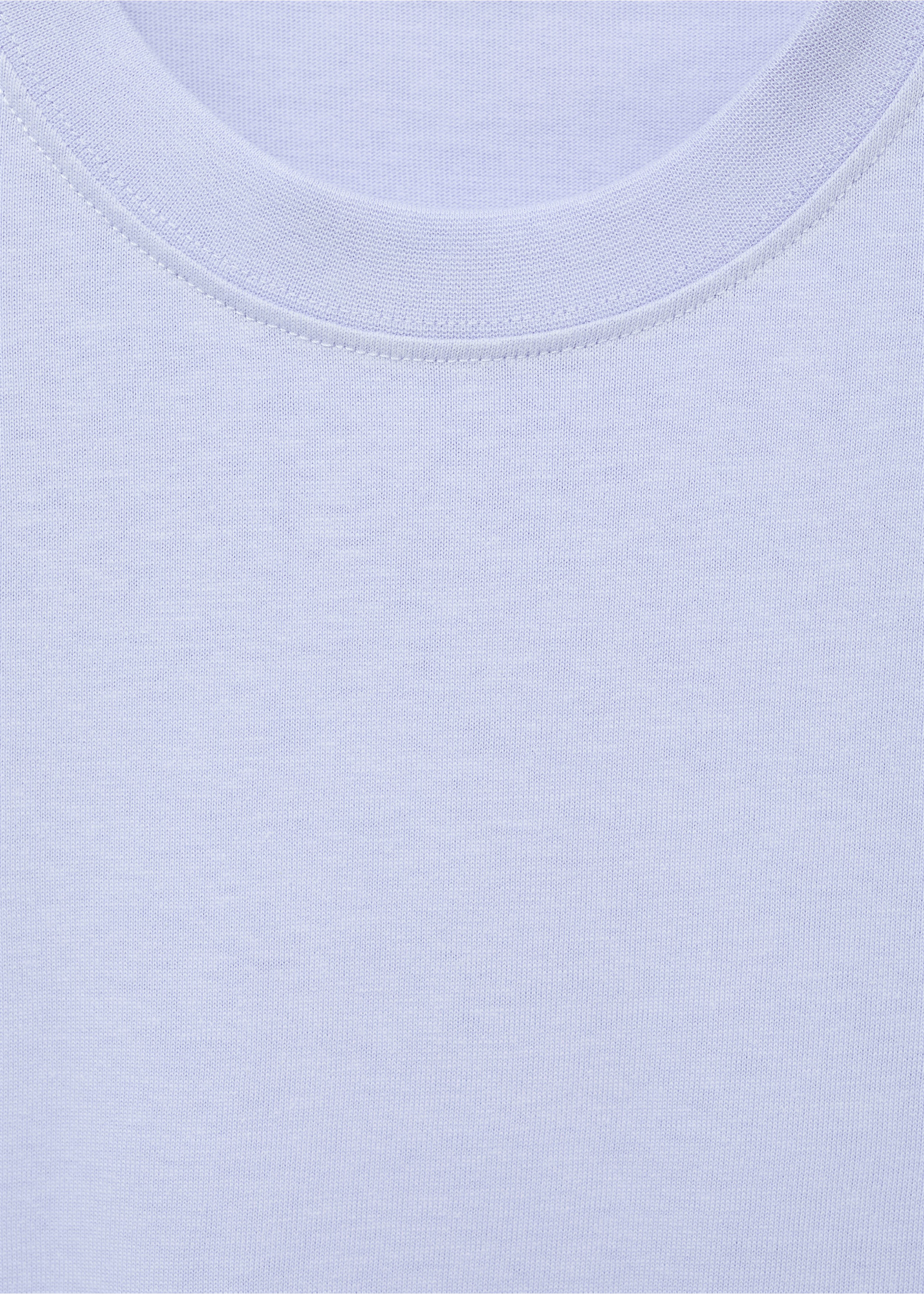 T-shirt 100 % coton relaxed-fit - Détail de l'article 0, Bleu ciel. Ref: 17011240-00.