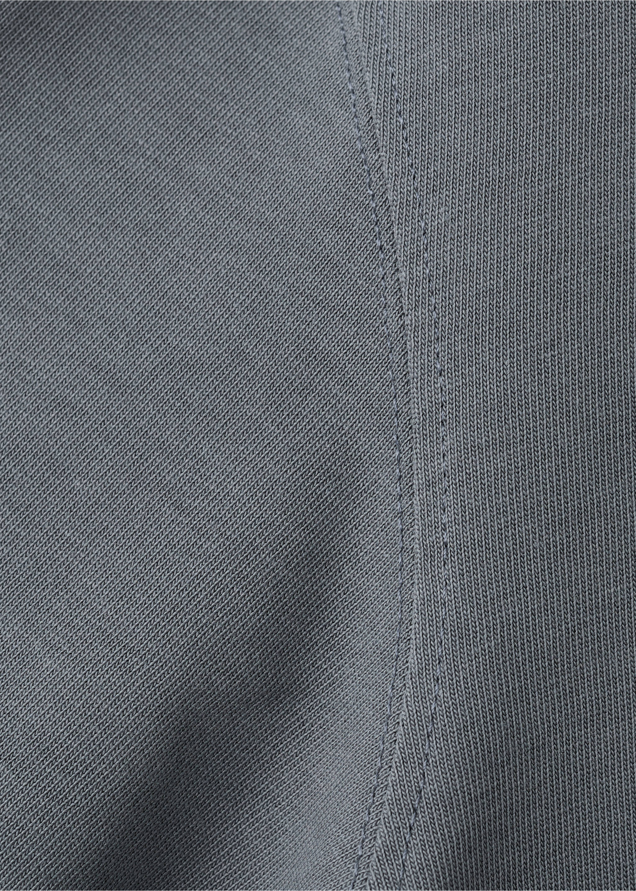 T-shirt 100 % coton relaxed-fit - Détail de l'article 8, Bleu indigo. Ref: 17011240-00.