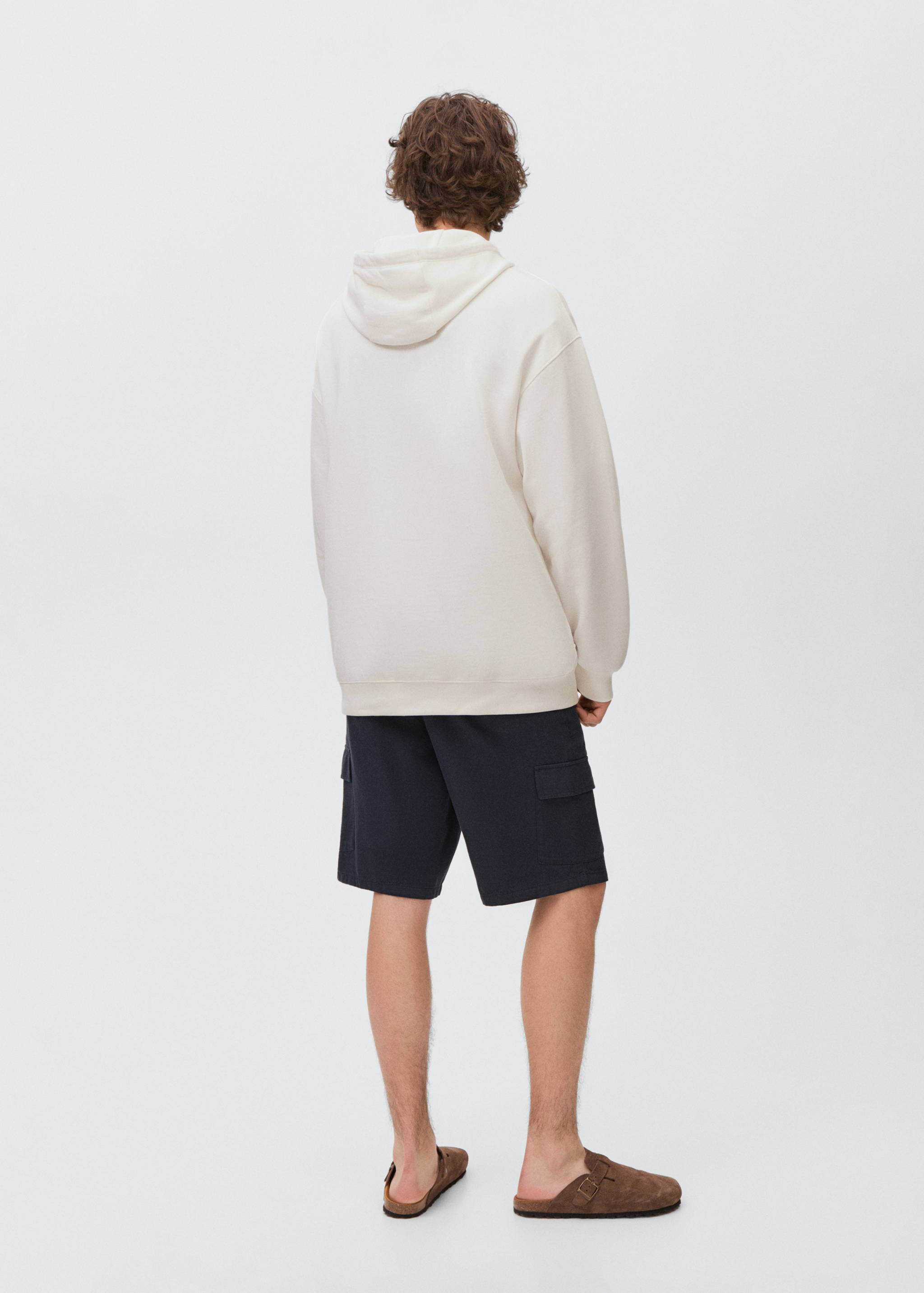 Hoodie cotton sweatshirt - Reverse of the article