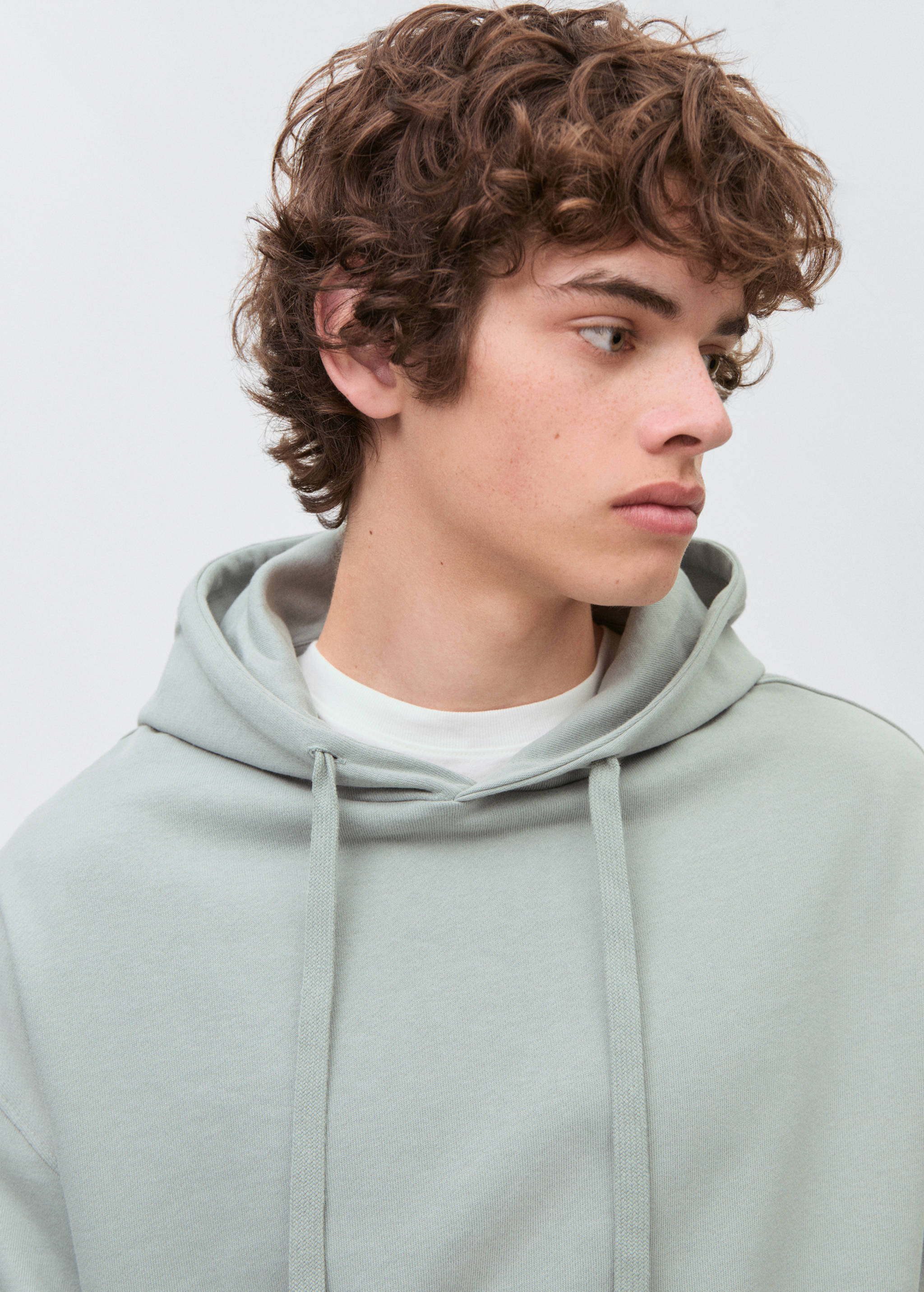 Hoodie cotton sweatshirt - Details of the article 1