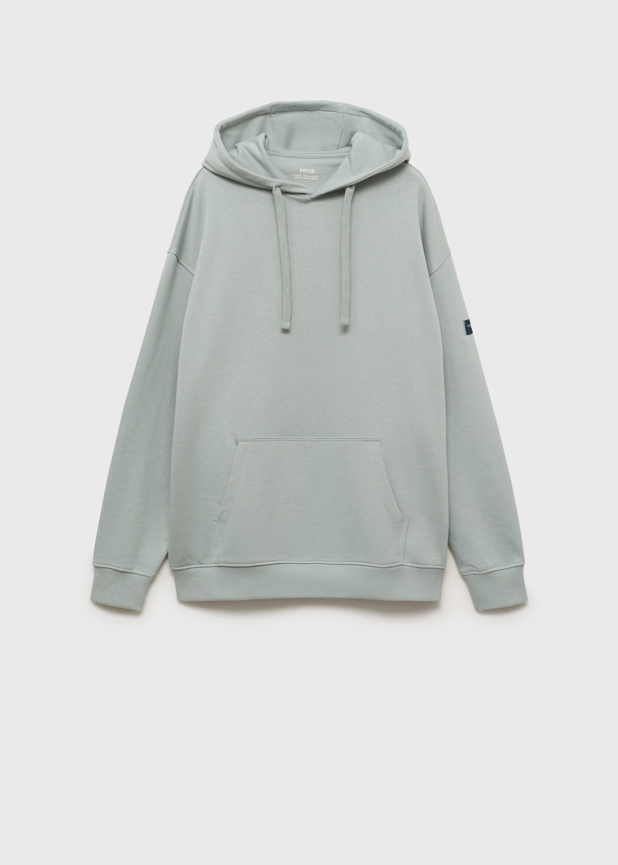 Kapüşonlu pamuklu sweatshirt - Modelsiz ürün