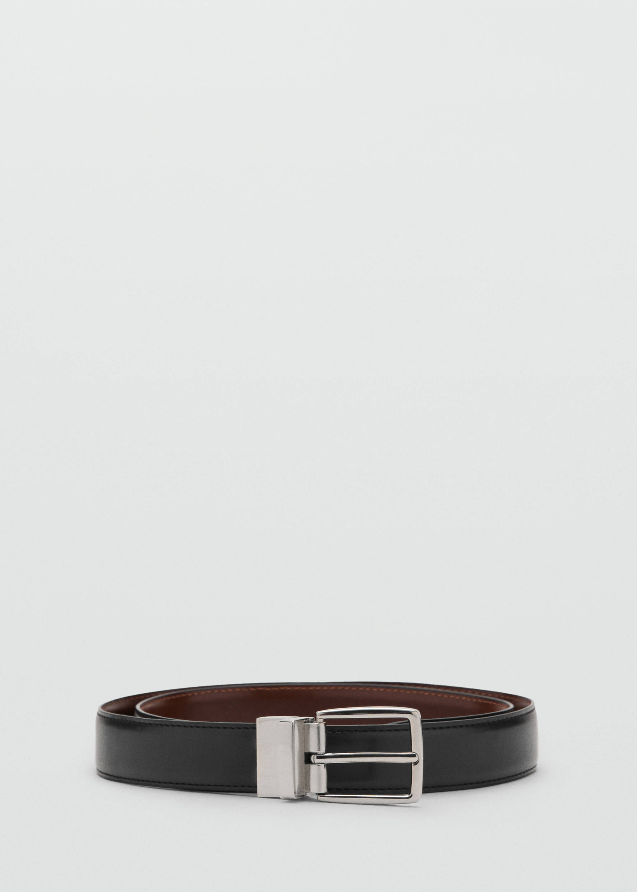 Reversible suit leather belt - Article without model