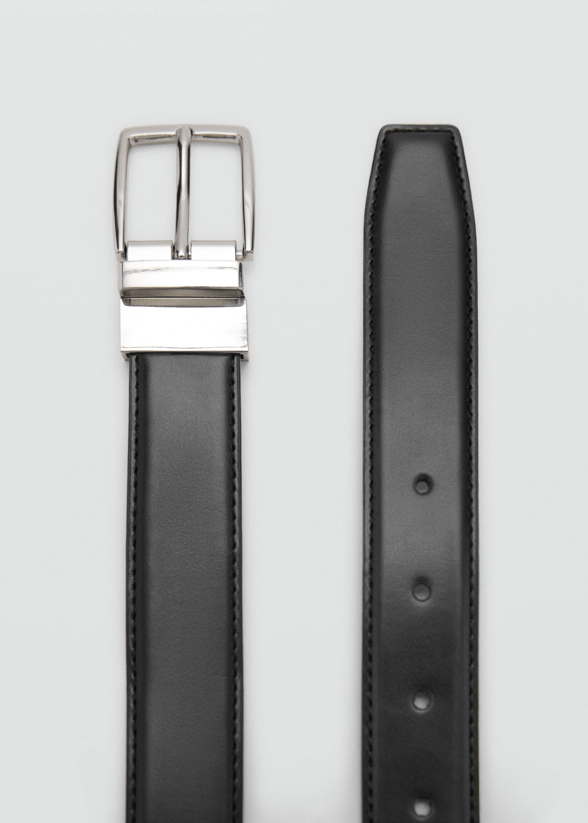 Reversible suit leather belt - Details of the article 1