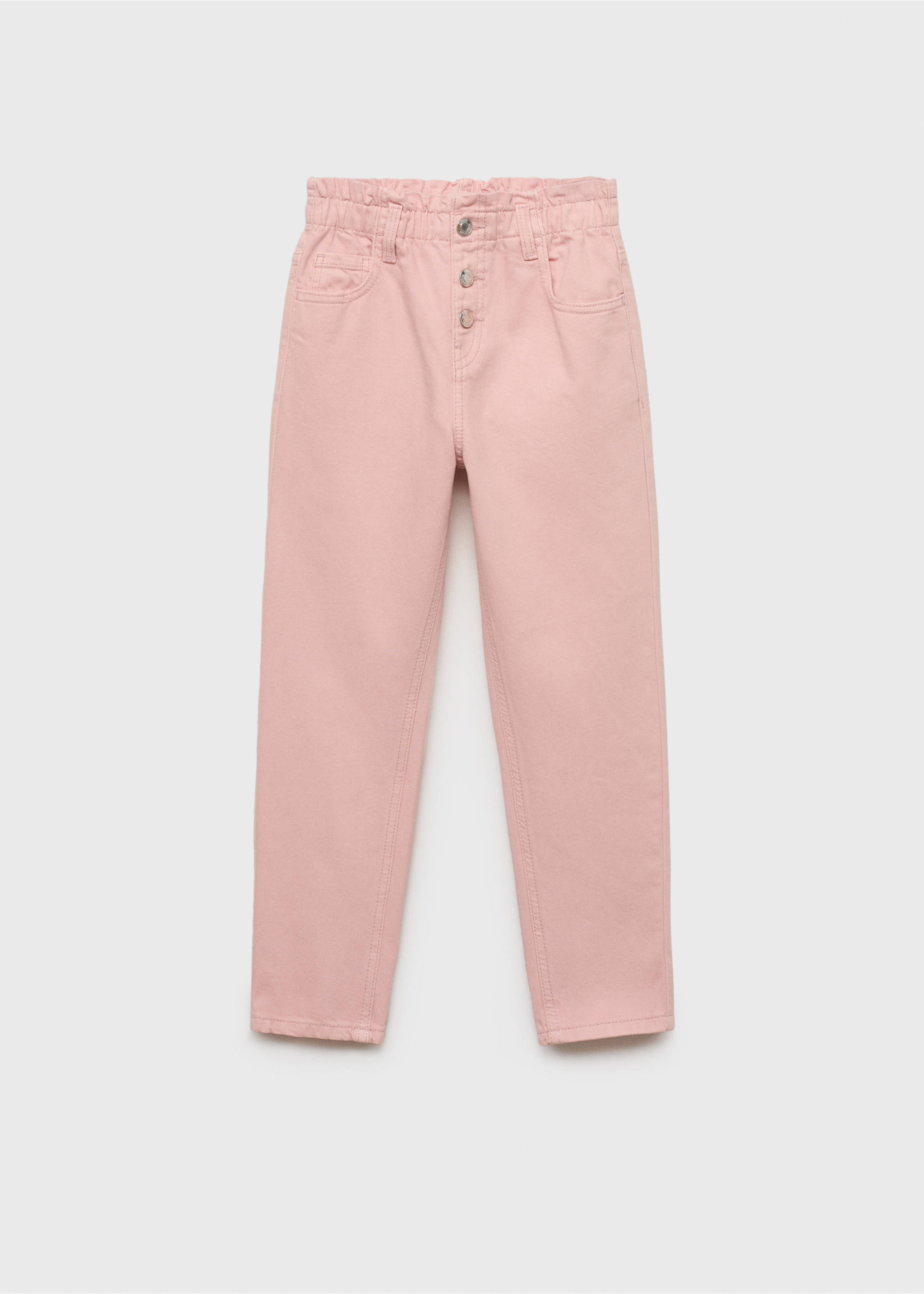 Jean paperbag - Article sans modèle, Rose. Ref: 17011250-00.