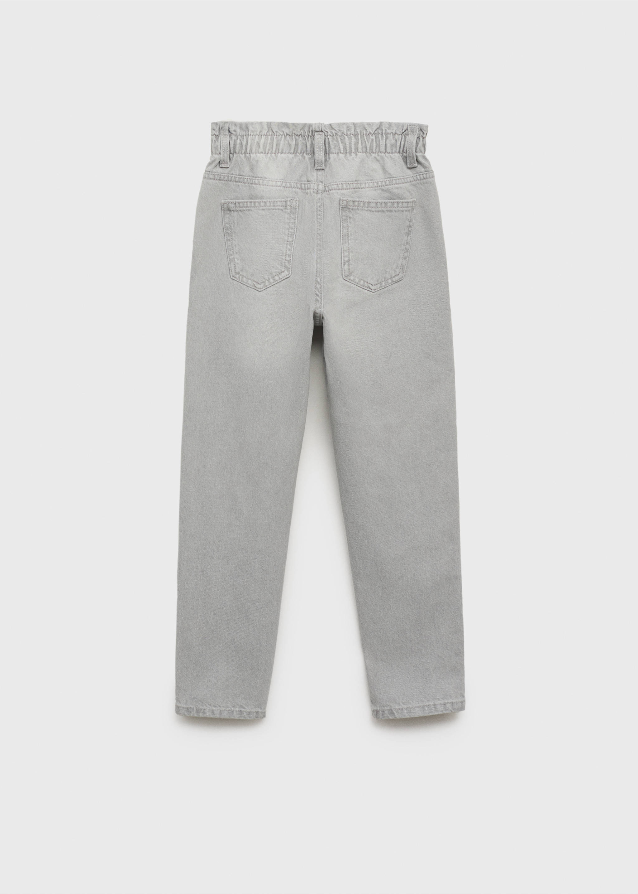 Jean paperbag - Verso de l’article, Gris denim. Ref: 17011250-00.