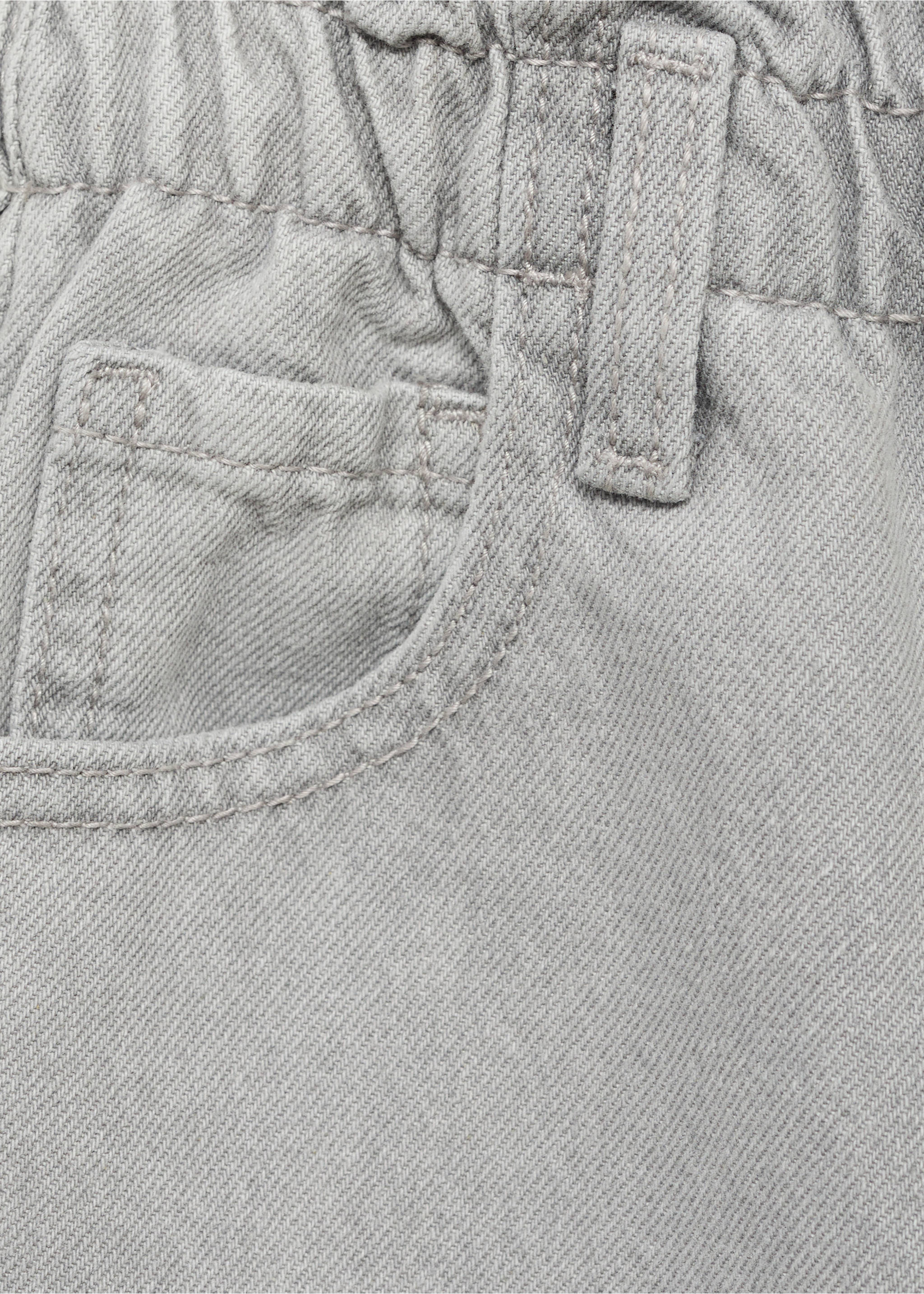 Jean paperbag - Détail de l'article 0, Gris denim. Ref: 17011250-00.