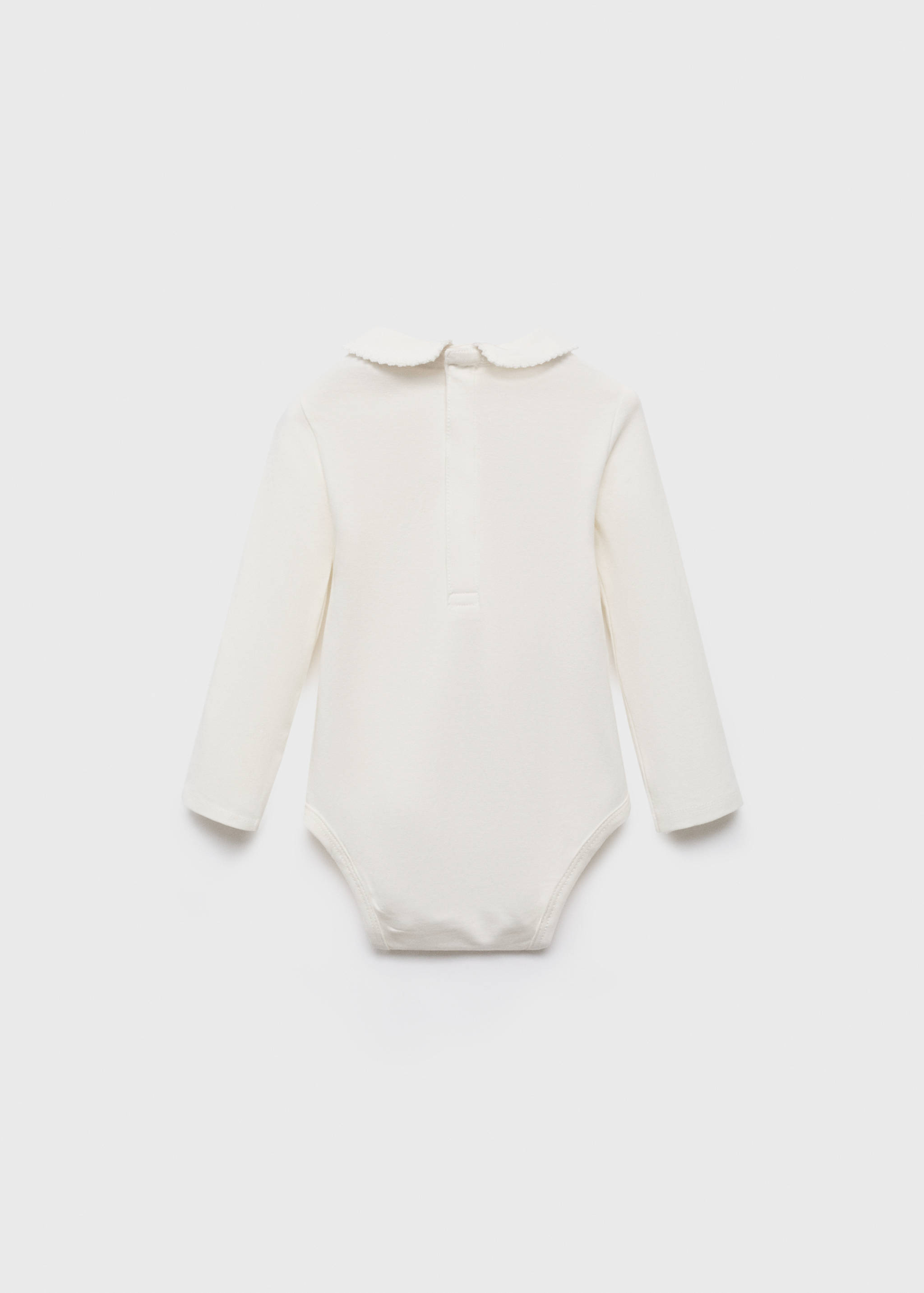 Боді бавовна з дитячим комірцем - Зворотна сторона товару