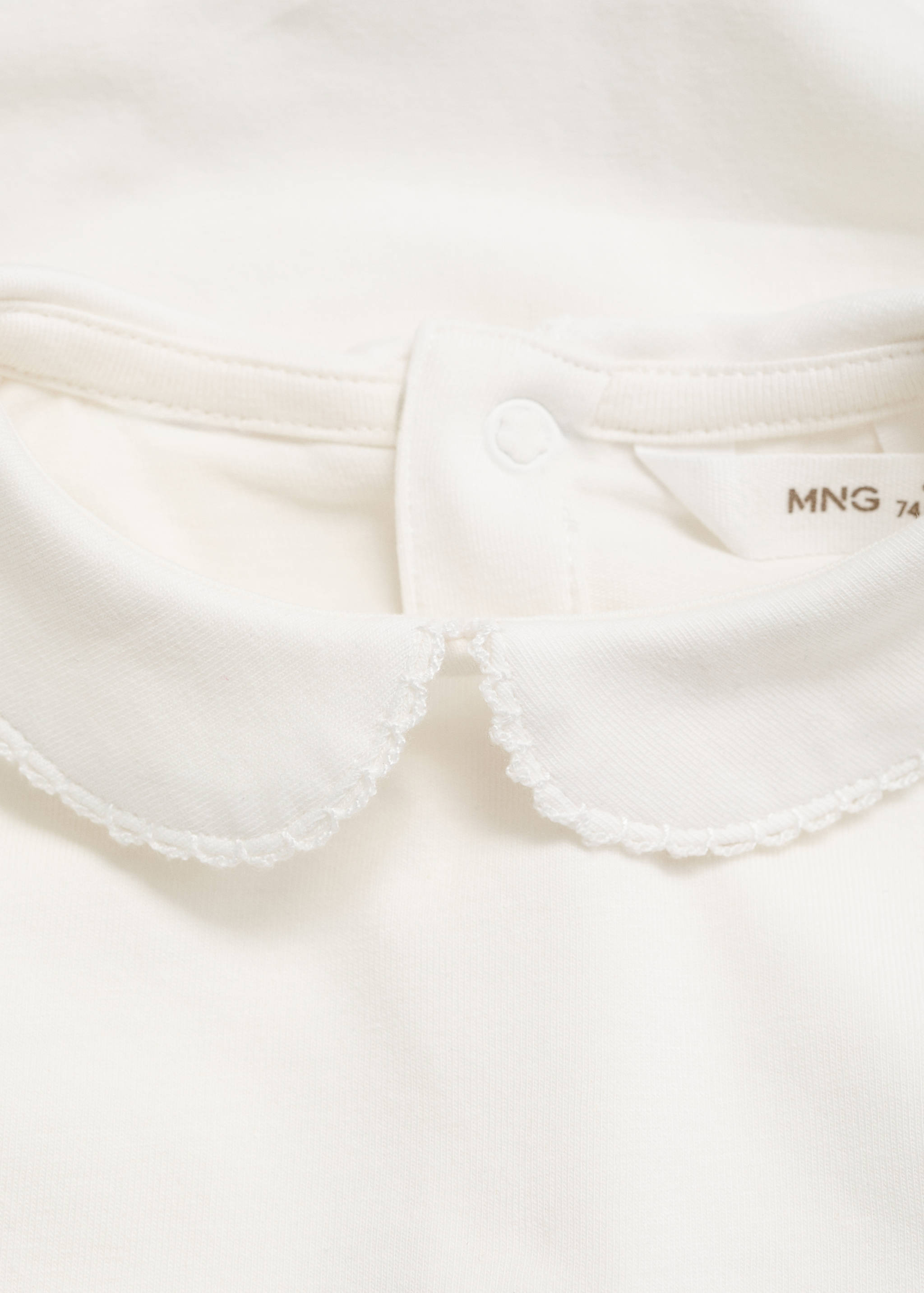 Боді бавовна з дитячим комірцем - Детальніше про товар 8