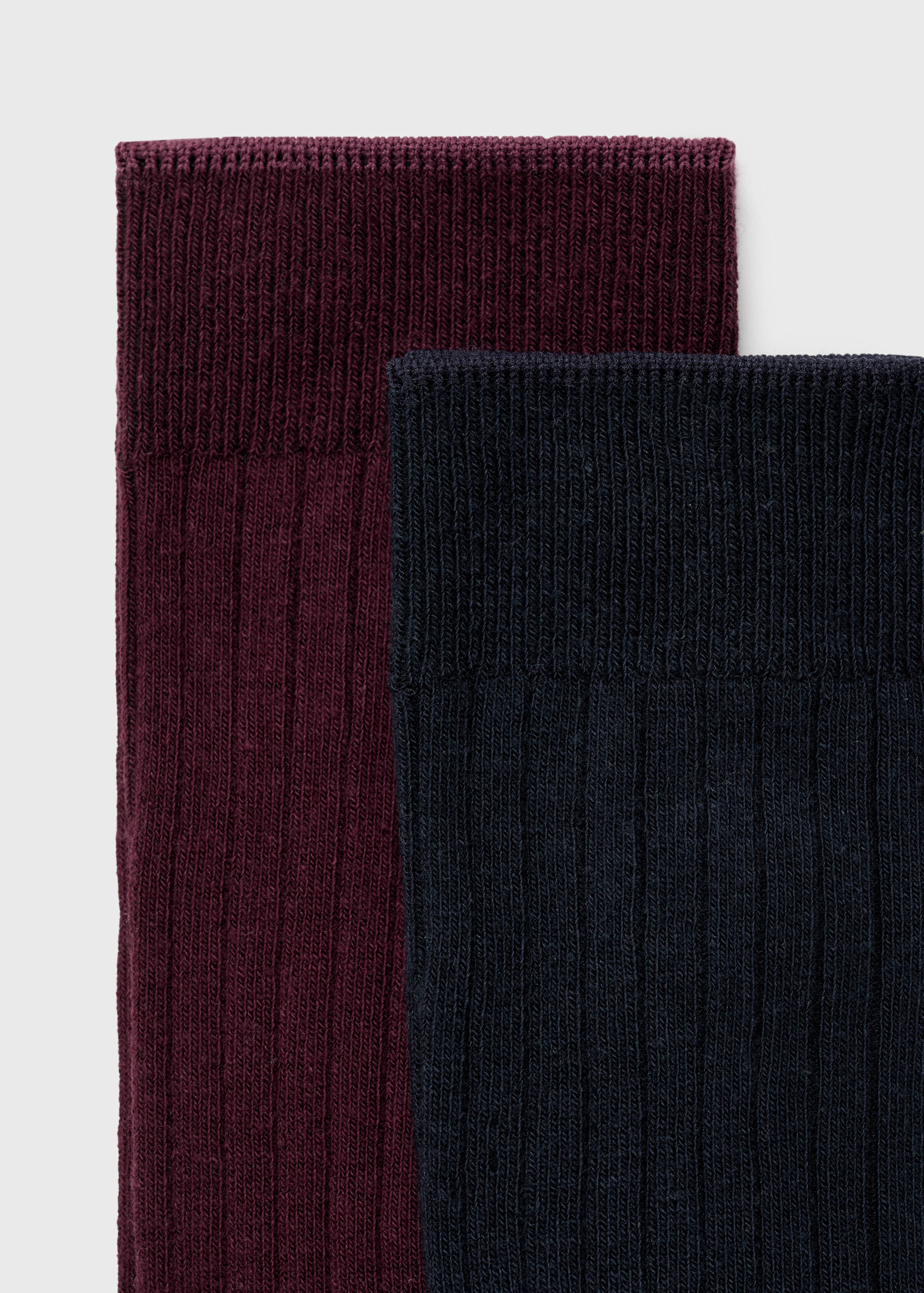 Pack of 2 ribbed cotton socks - Details of the article 8