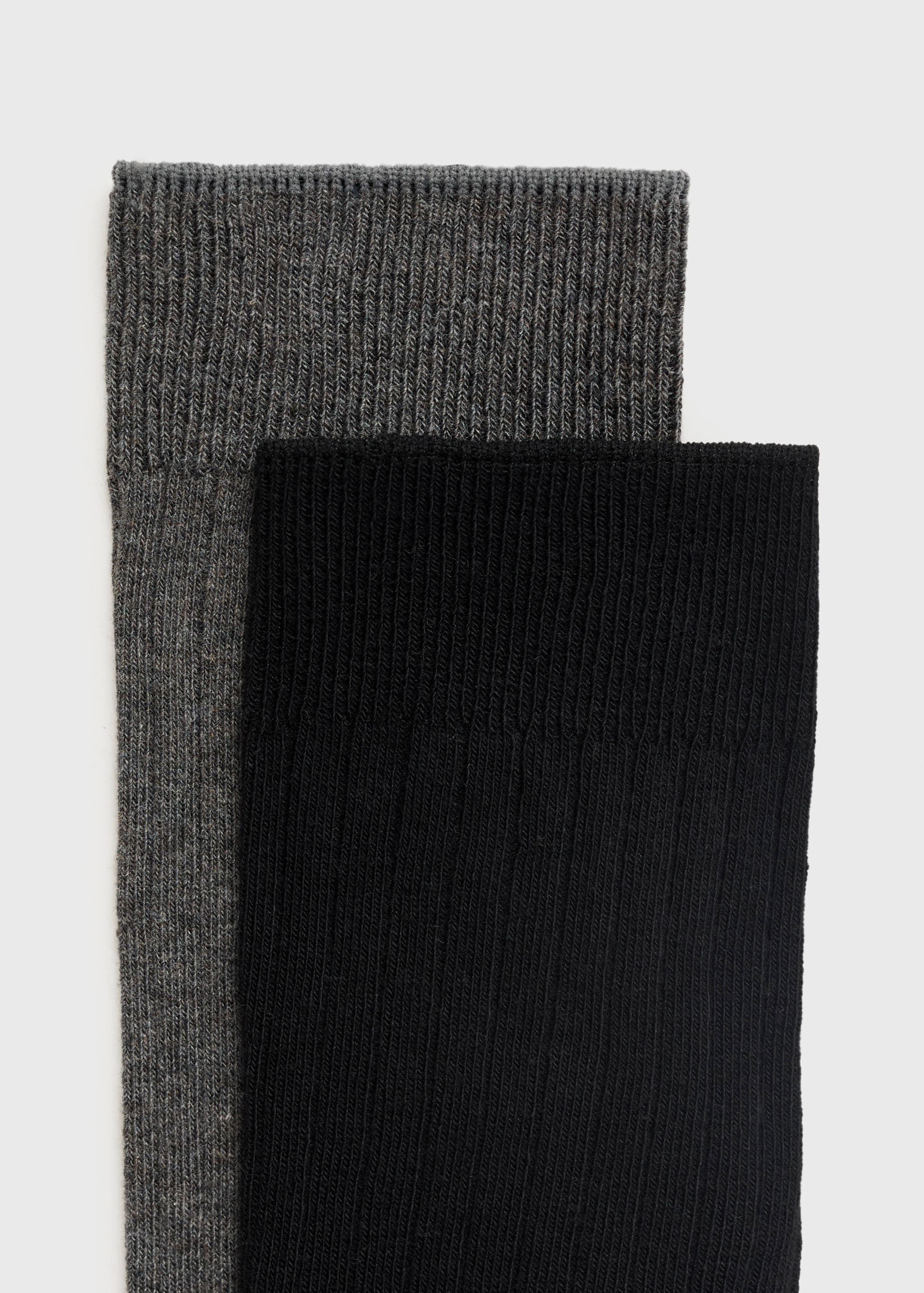 Pack of 2 ribbed cotton socks - Details of the article 8