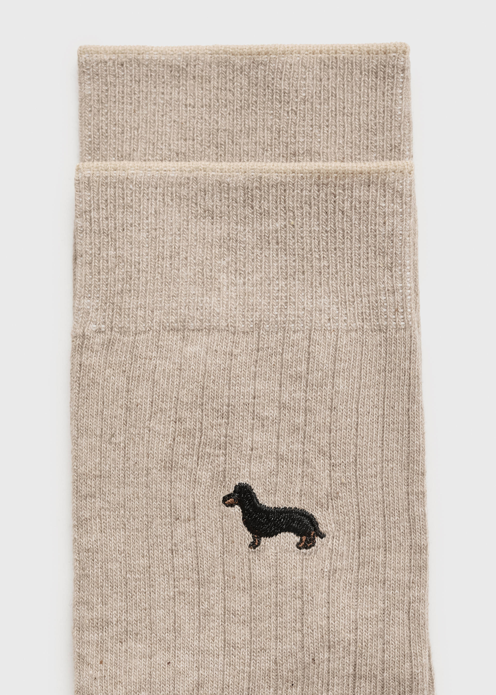 Meias de algodão bordadas - Pormenor do artigo 8