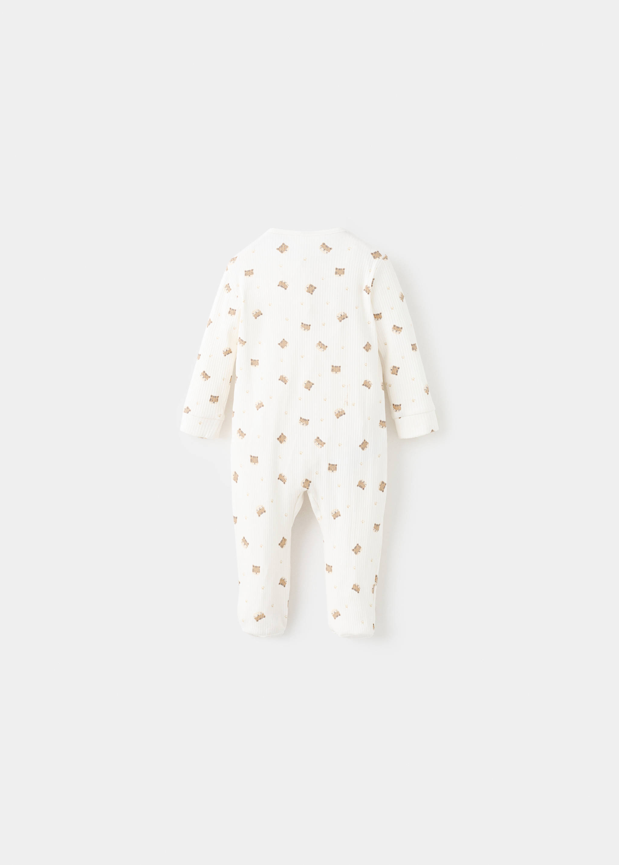 Printed long pyjamas - Reverse of the article