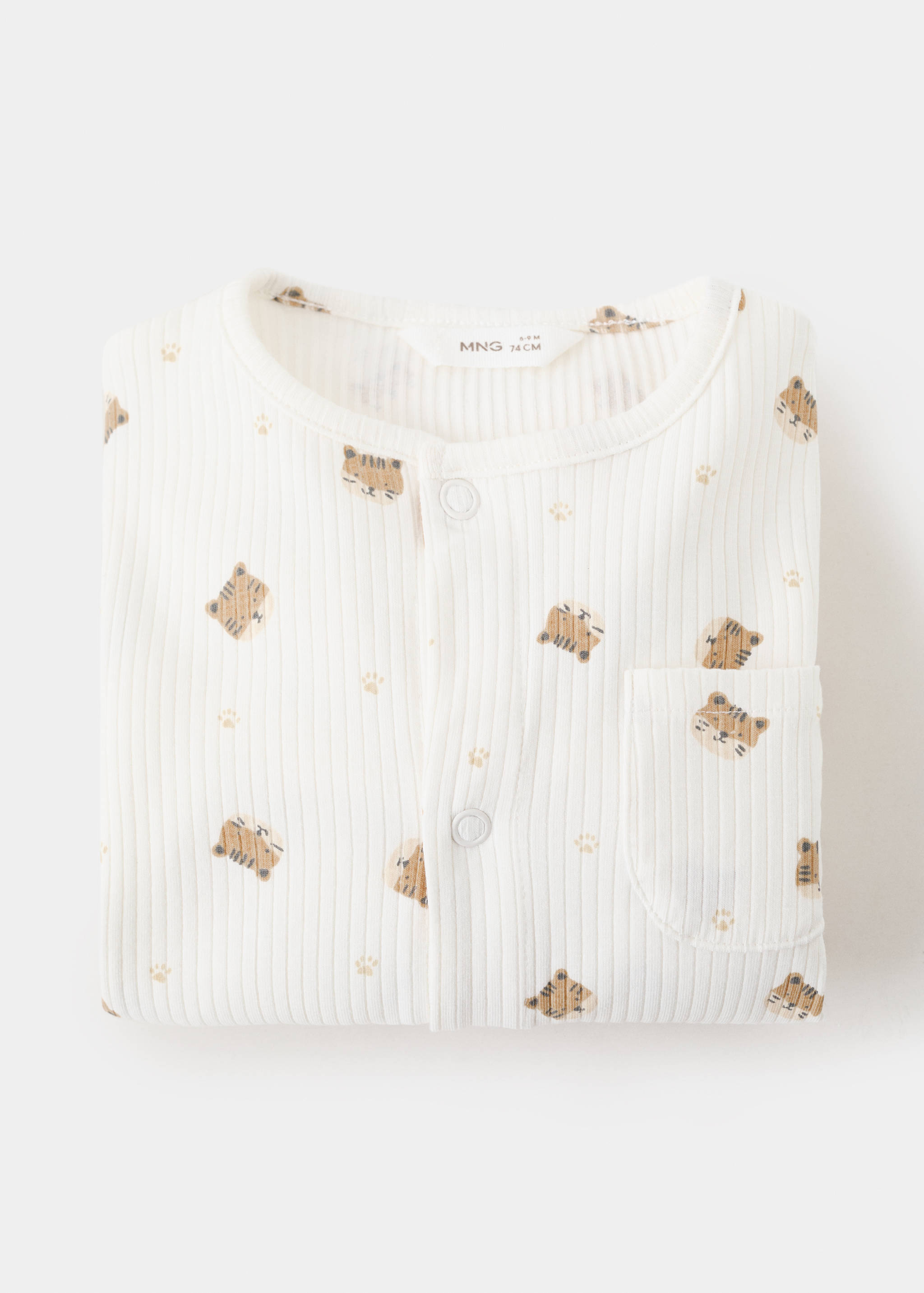 Printed long pyjamas - Details of the article 0