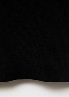 Ruffle knit top — Black 10